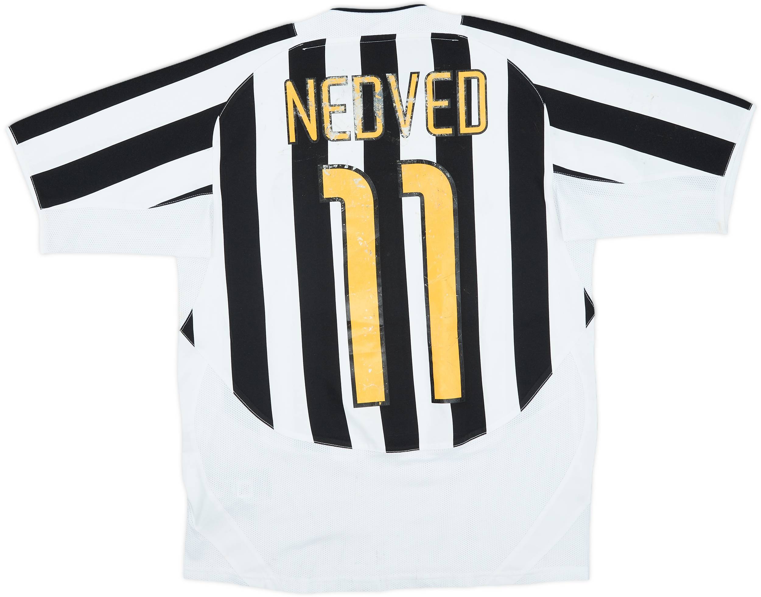 2003-04 Juventus Home Shirt Nedved #11 - 4/10 - (XL.Boys)