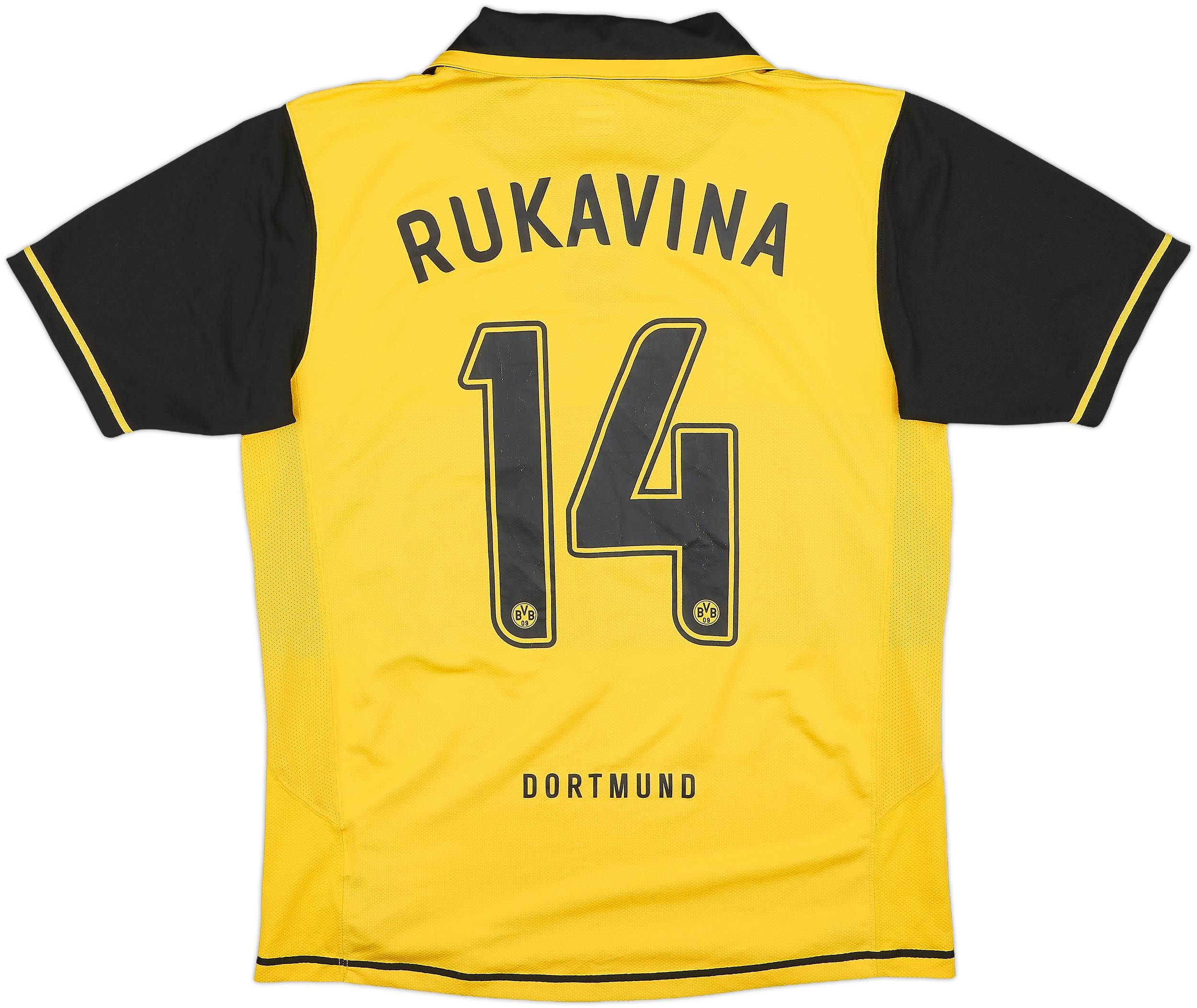 2007-08 Borussia Dortmund Home Shirt Rukavina #14 - 6/10 - (L)