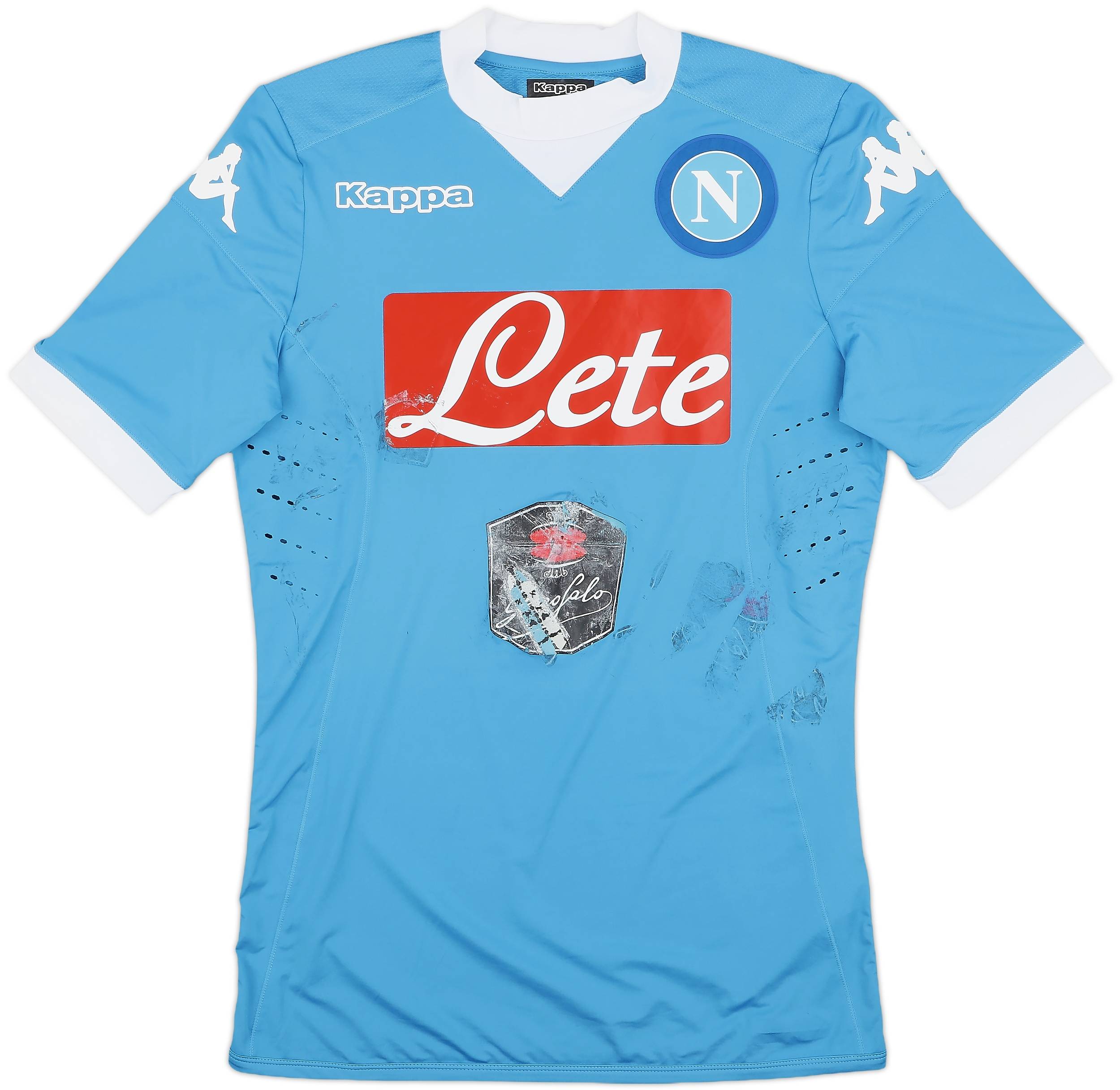 2015-16 Napoli Authentic Home Shirt - 4/10 - (M)