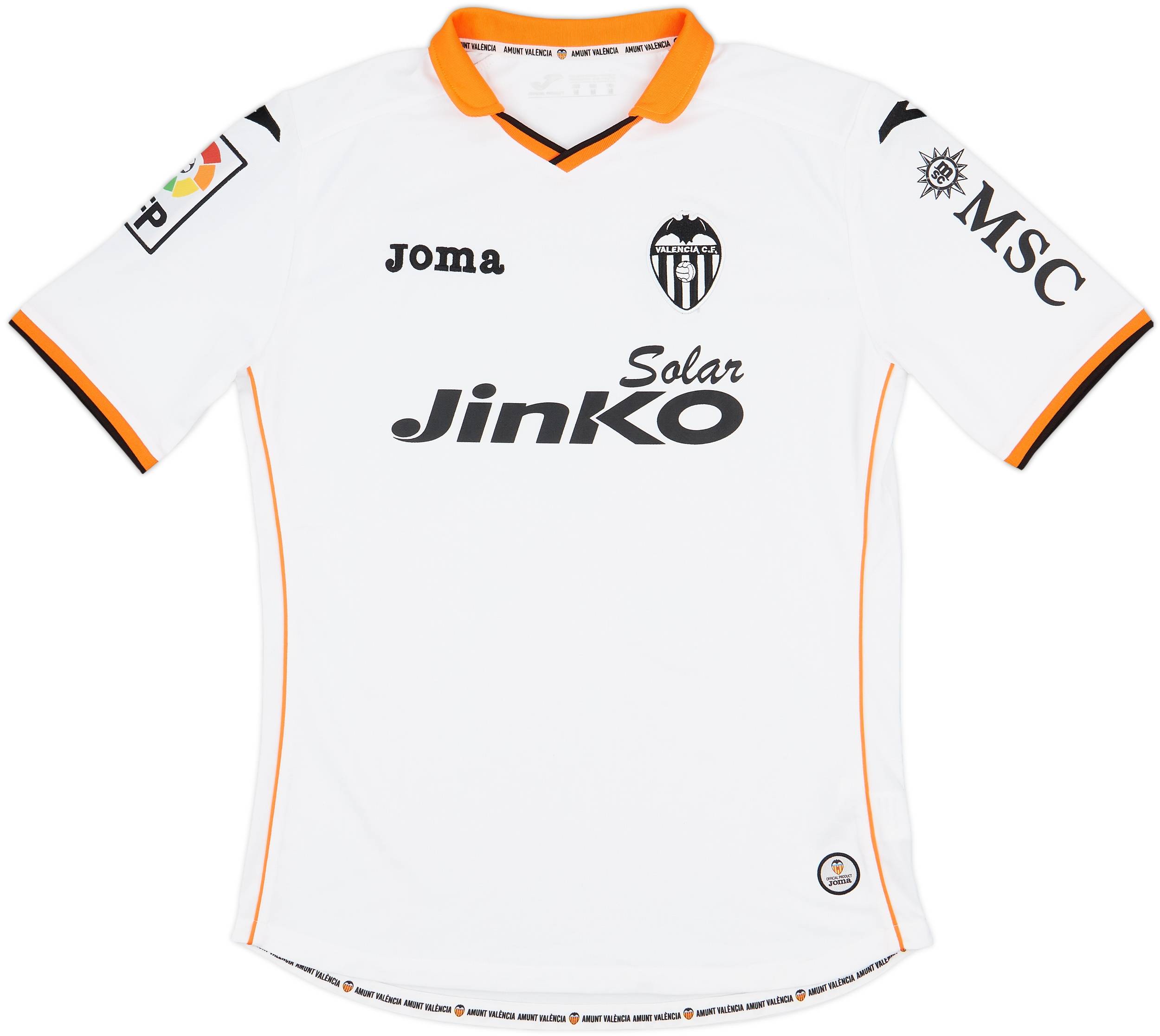 2013-14 Valencia Home Shirt - 9/10 - (M)