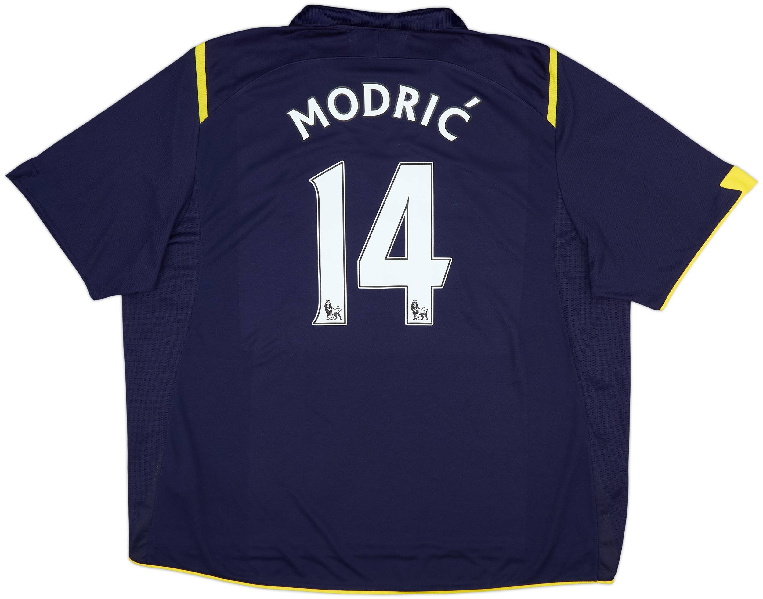 2009-10 Tottenham Away Shirt Modric #14 - 8/10 - (3XL)