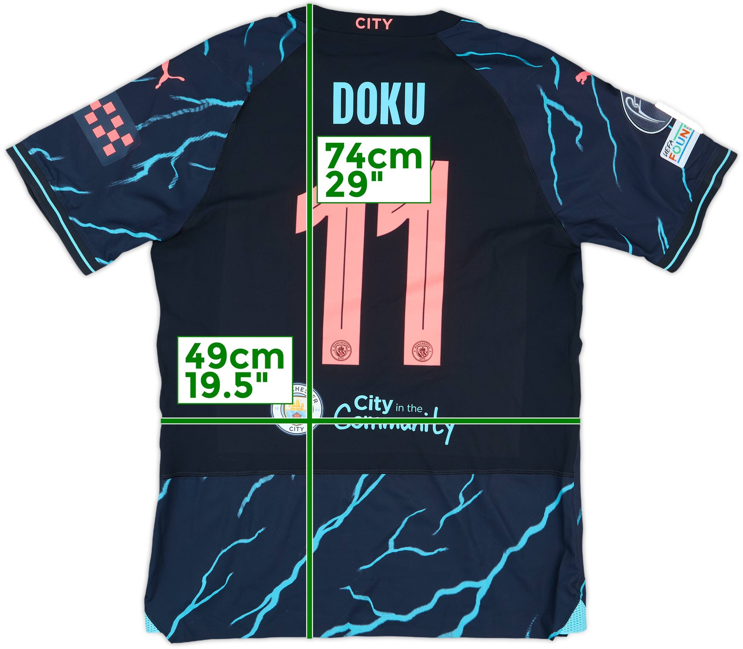 みーち 2023-24 Manchester City Match Issue Champions League Third