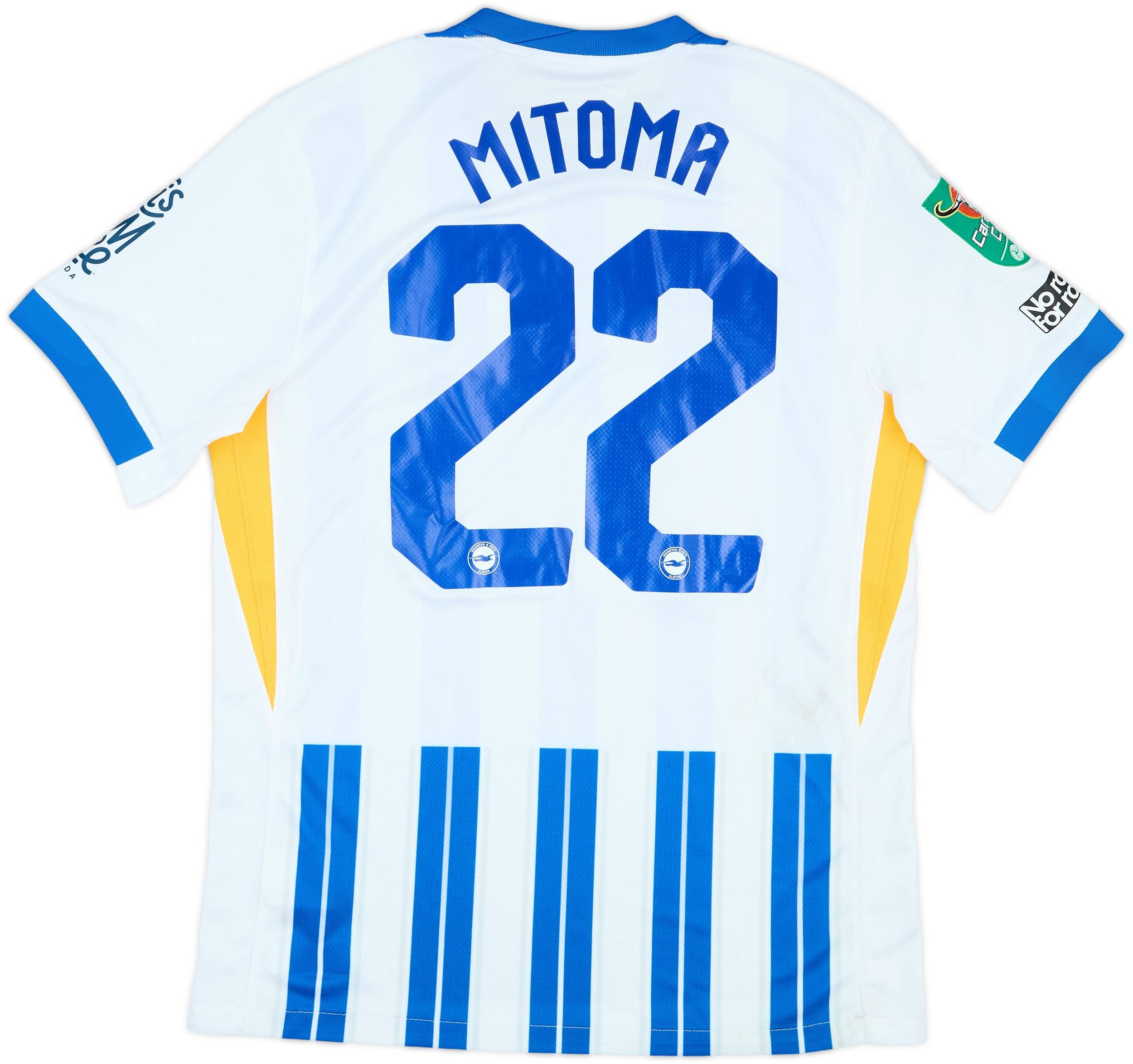 Brighton & Hove Albion Mitoma 22番シャツ NIKE Brighton Hove Albion 22/23 Jersey Mito Kaoru #22 Size L