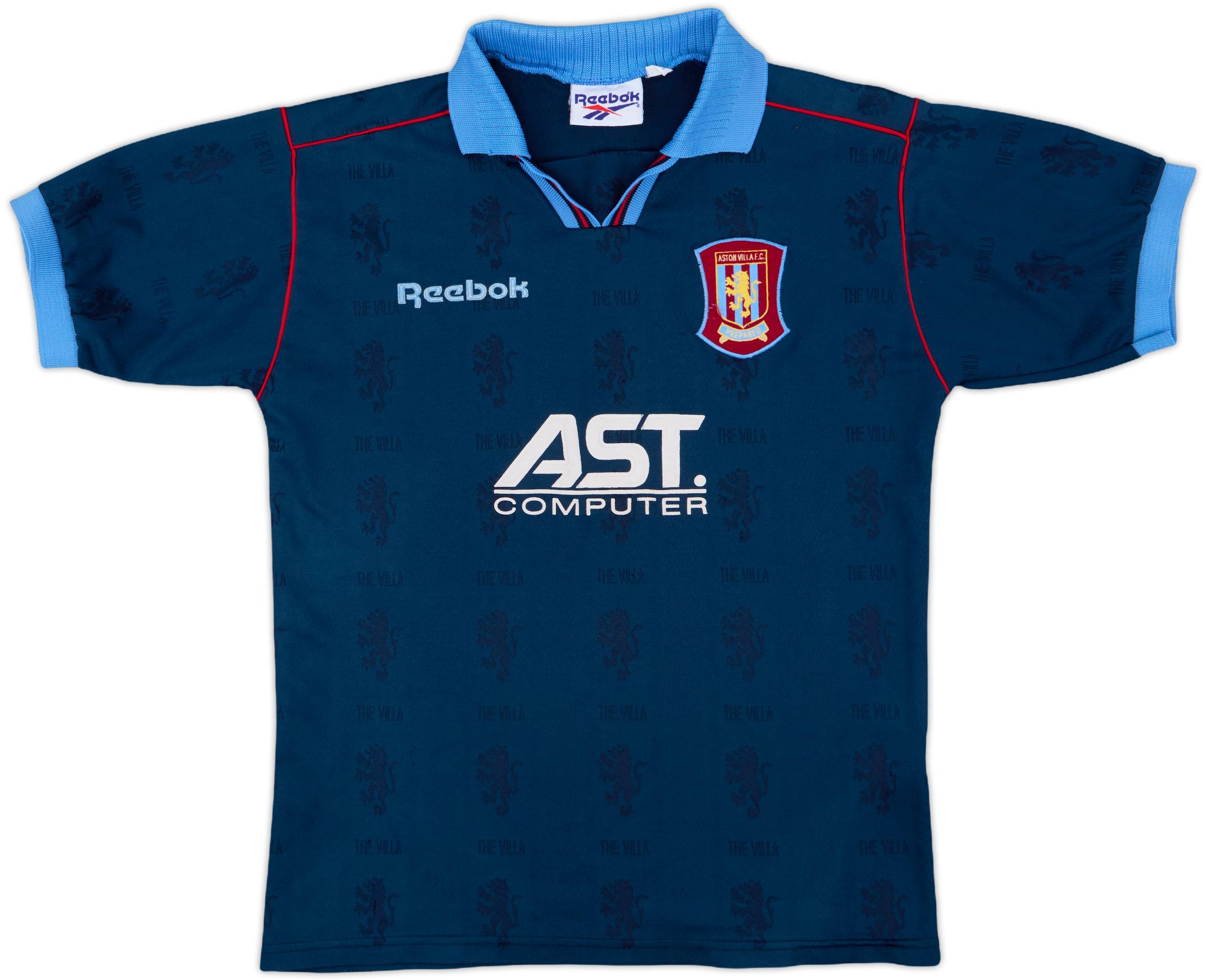 1995-97 Aston Villa Away Shirt - 8/10 - (L.Boys)