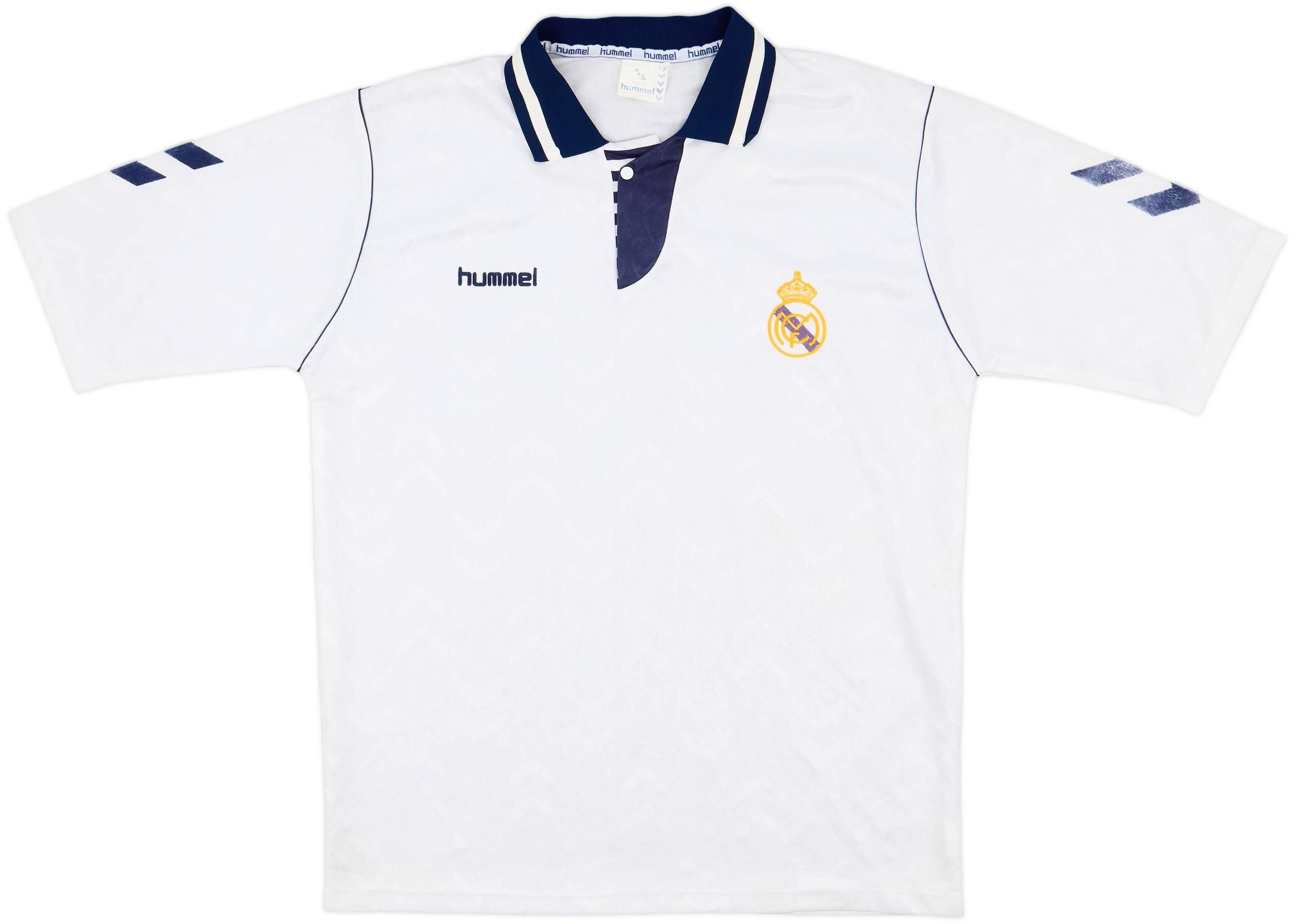 1992-93 Real Madrid Home Shirt - 8/10 - (XL)