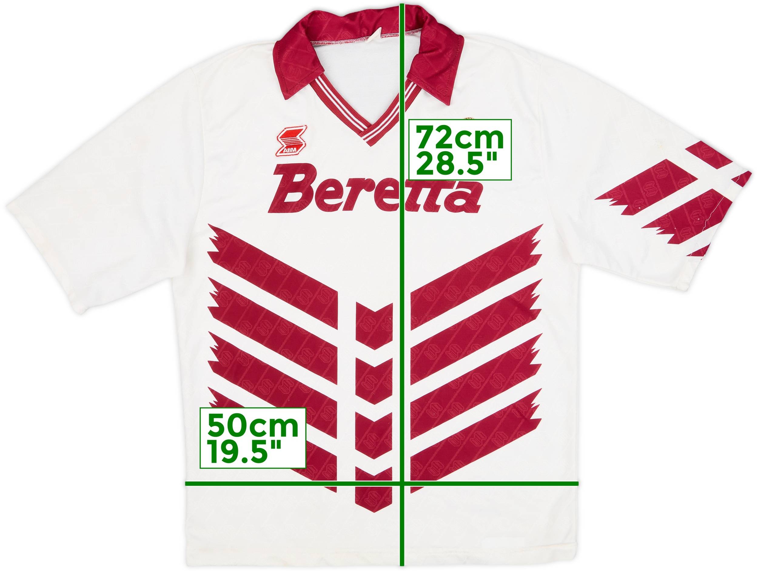1991-92 トリノ ABM Awayシャツ(復刻版) 1991-92 Torino Away Shirt - 7/10 - (M)