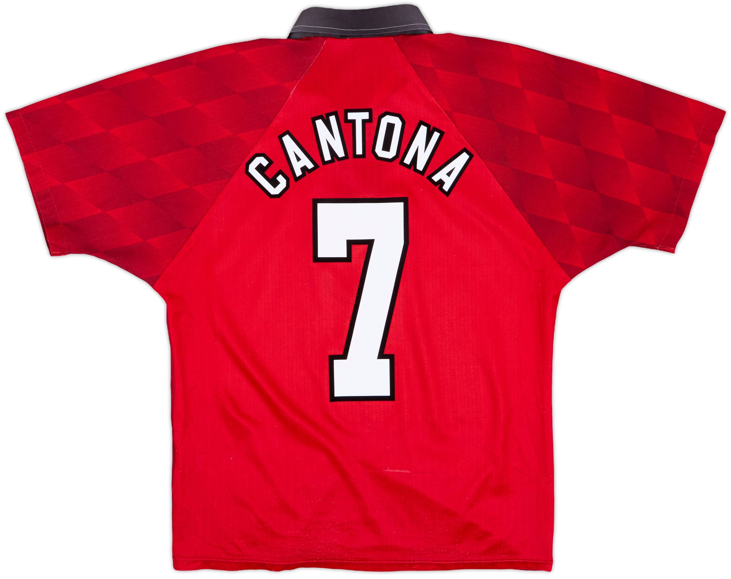 1996-98 Manchester United Home Shirt Cantona #7 - 5/10 - (M)