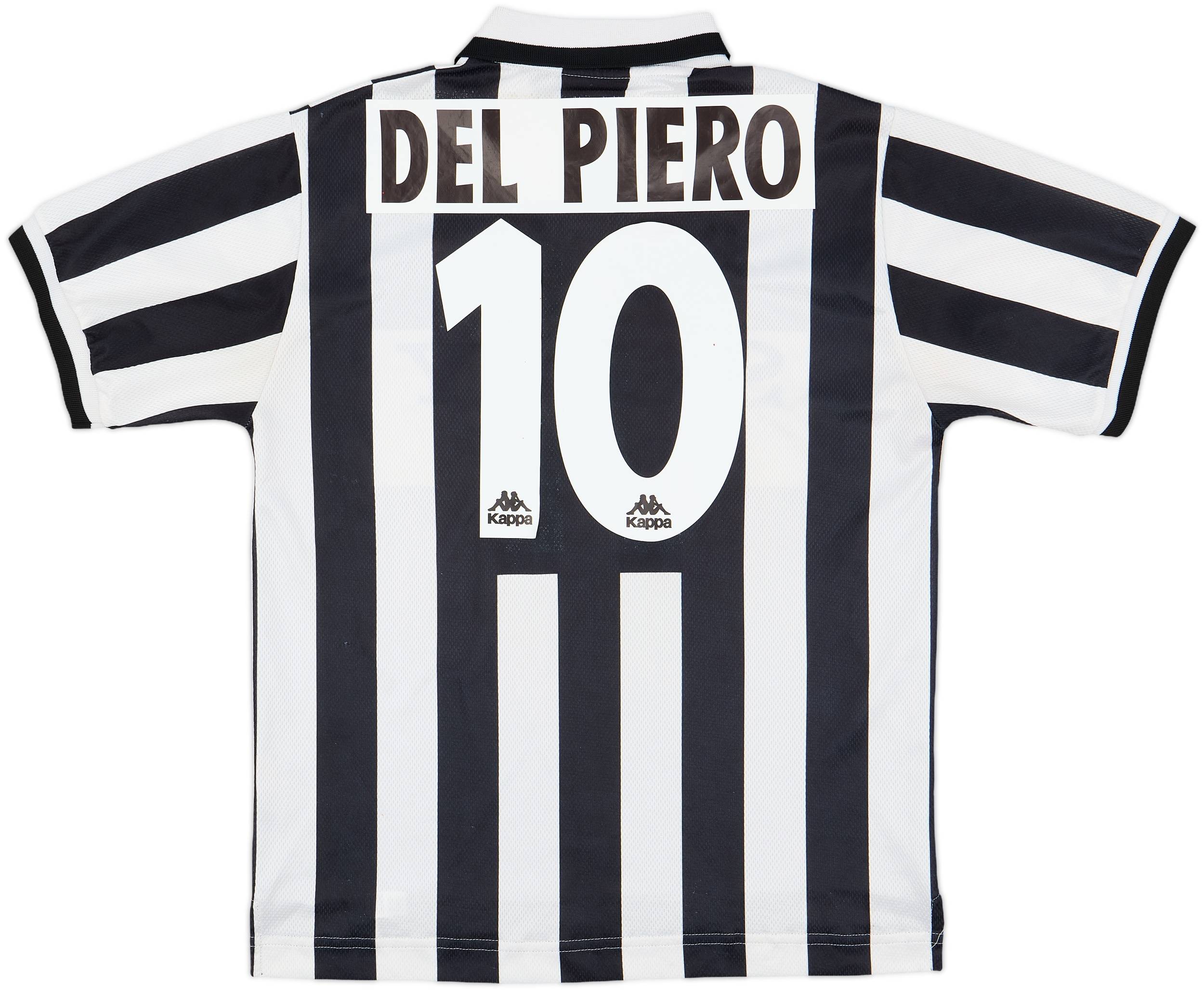 1995-97 Juventus Home Shirt Del Piero #10 - 7/10 - (S)
