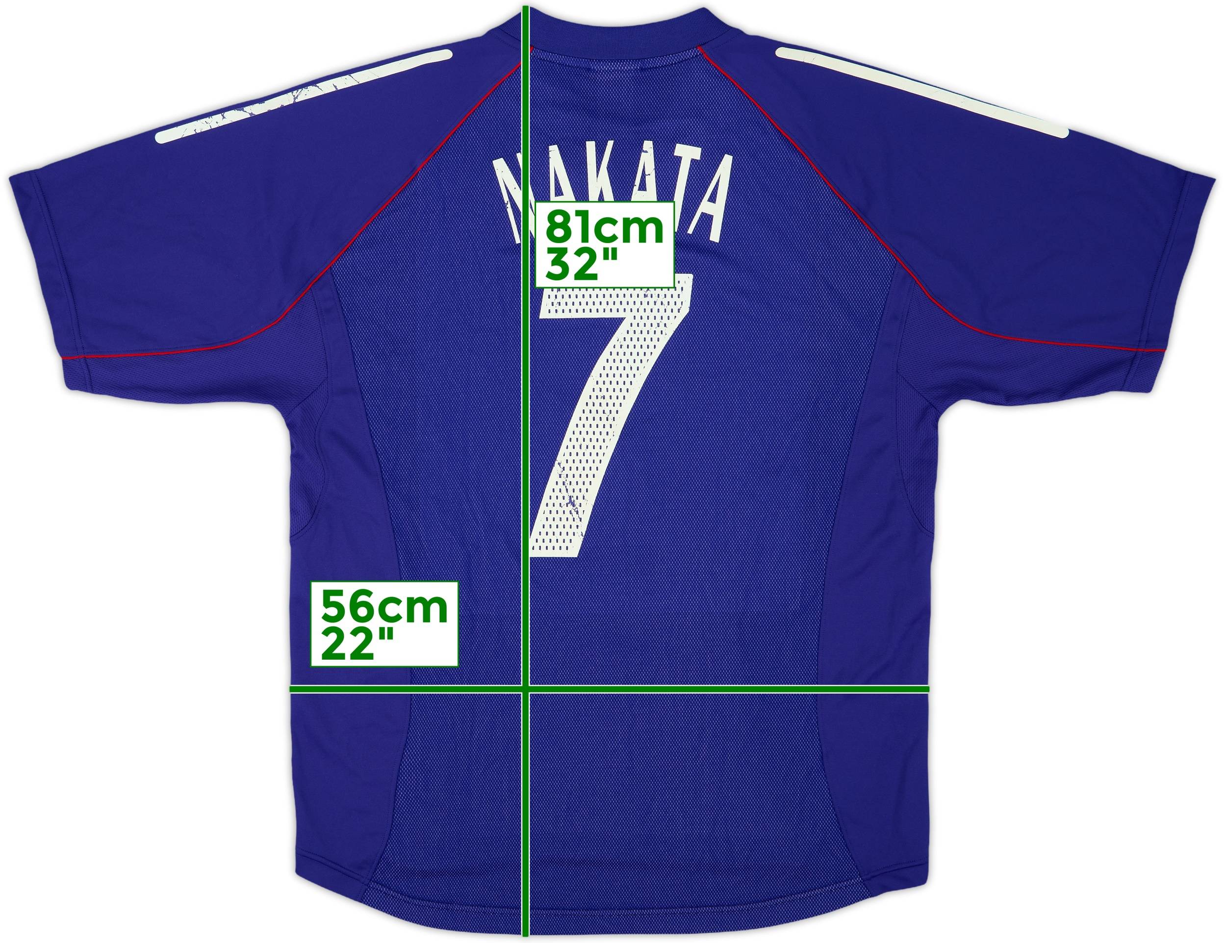 2002-04 Japan Home Shirt Nakata #7 - 6/10 - (L)