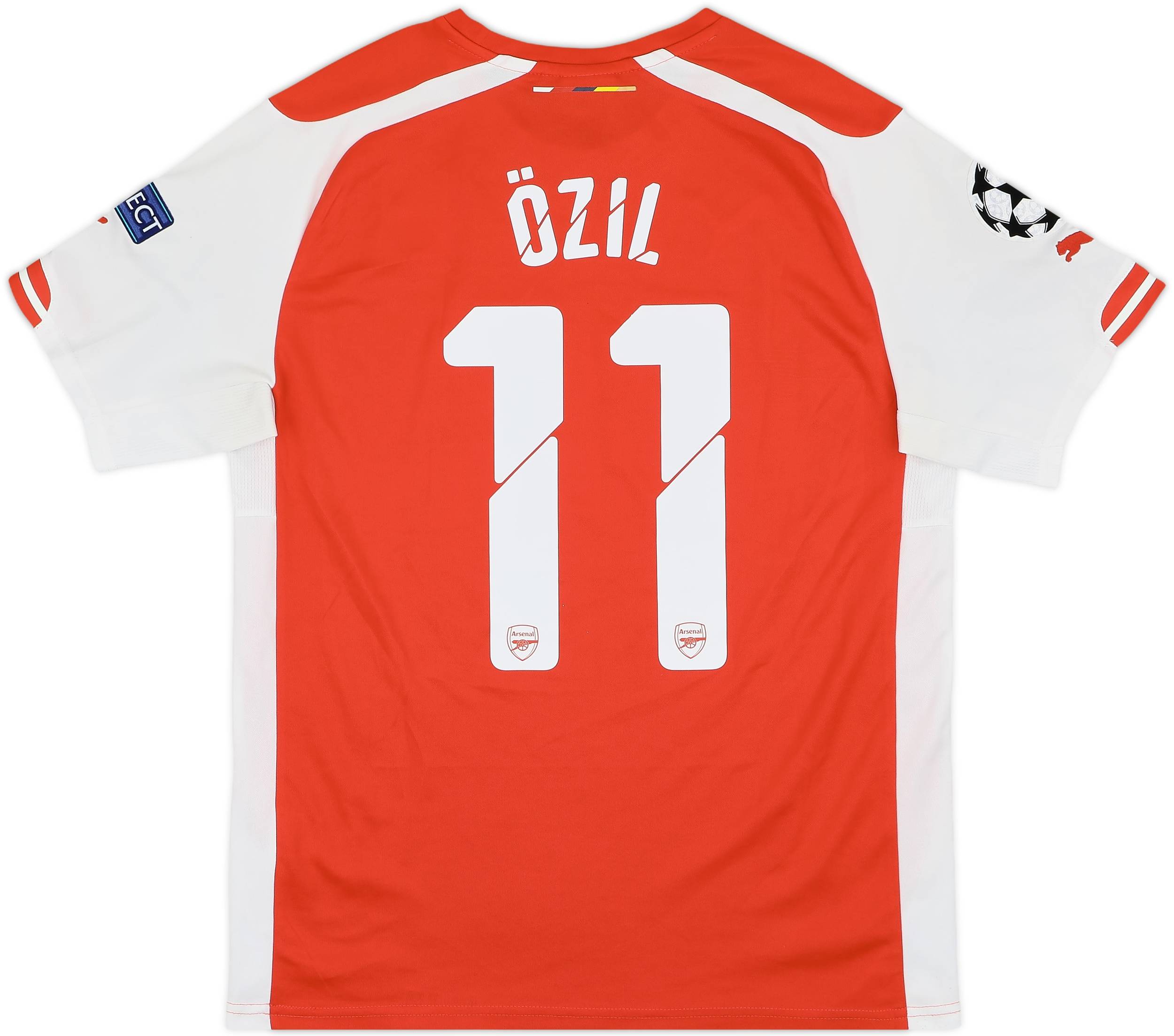 アーセナル ÖZIL 11 14/15ユニホーム 2014-15 Arsenal Home Shirt Ozil #11 - 8/10 - (M)