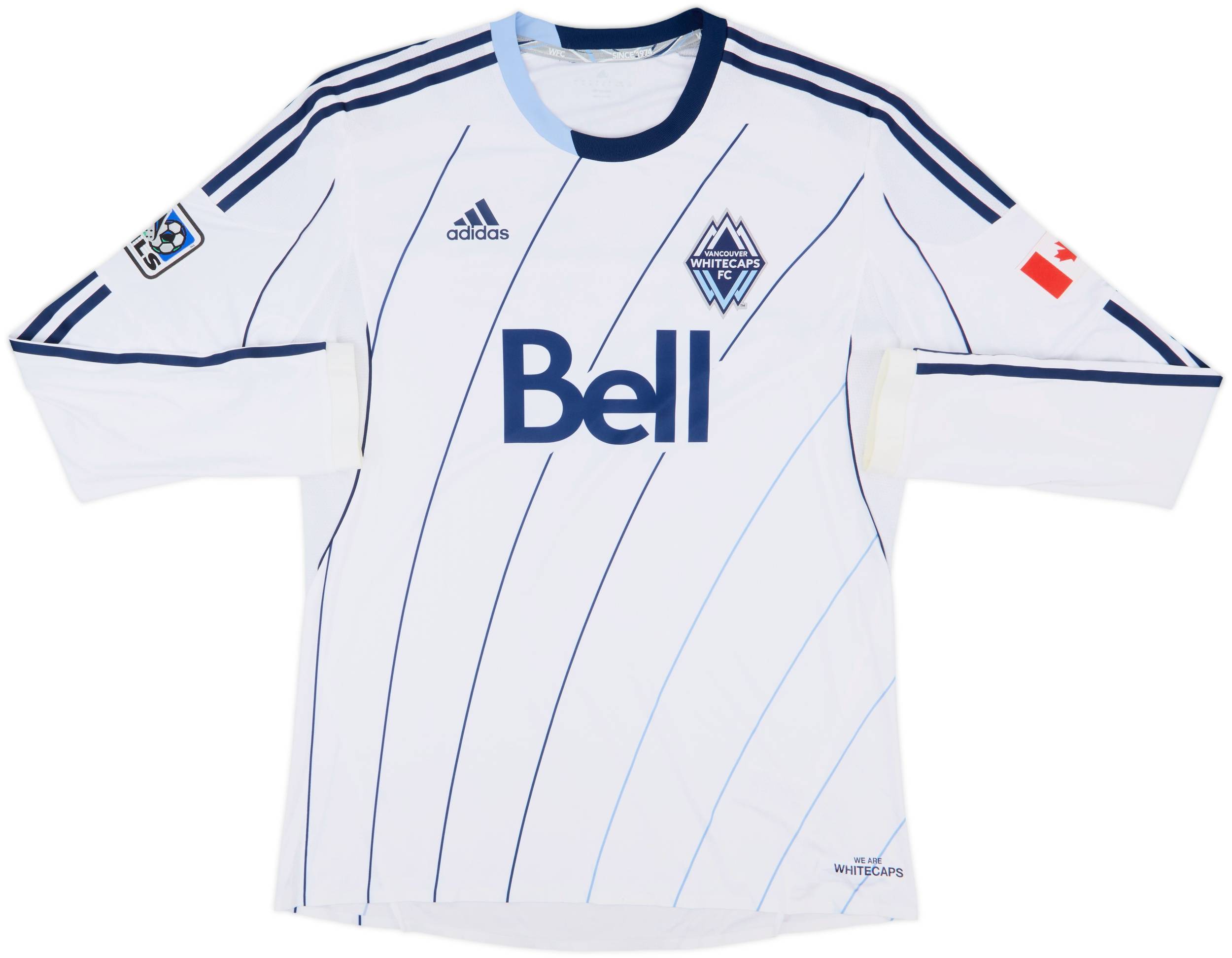 2013 Vancouver Whitecaps Authentic Home L/S Shirt - 9/10 - (XL)