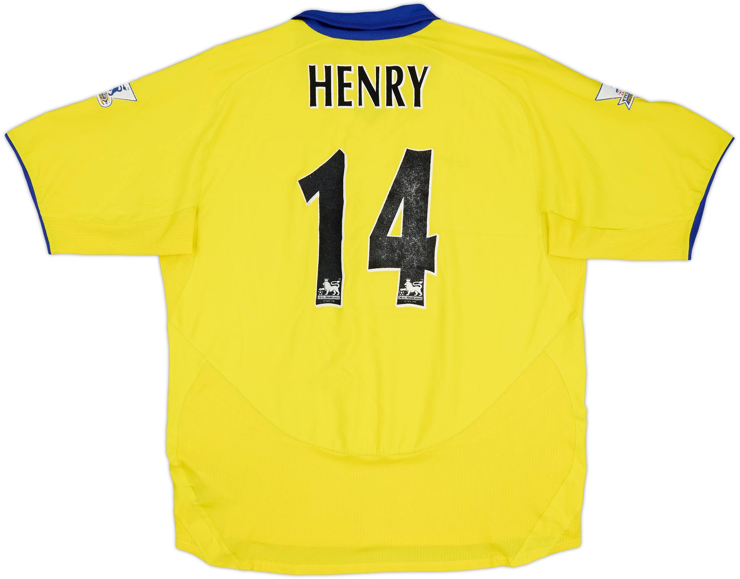 2003-05 Arsenal Away Shirt Henry #14 - 5/10 - (XL)