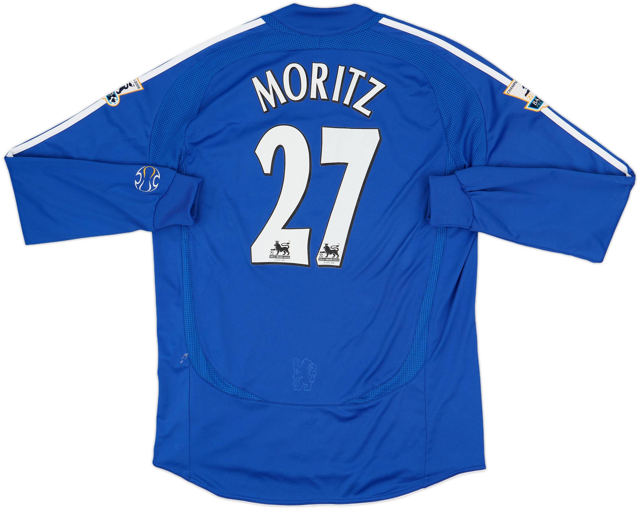 2006-08 Chelsea Home L/S Shirt Moritz #27 - 7/10 - (M)