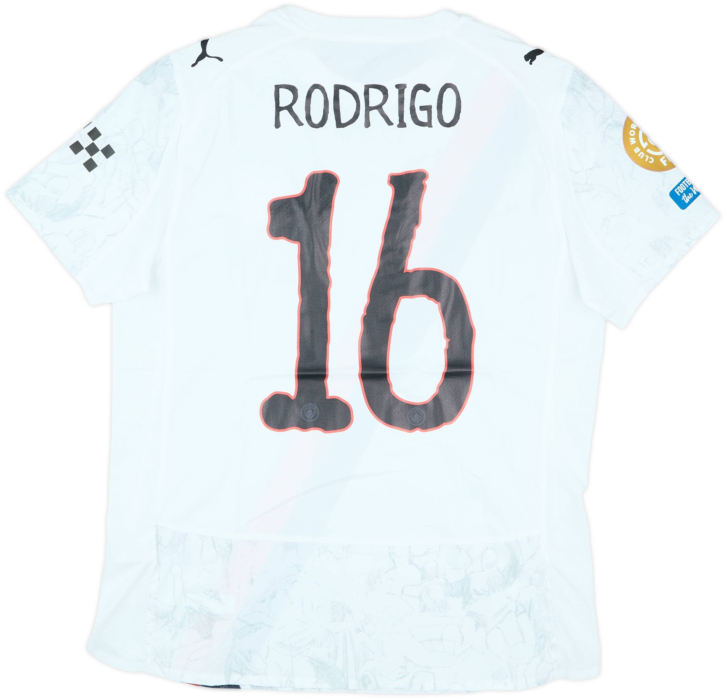 マンチェスター・シティ RODRIGO 16 シャツ マンチェスターシティ 25-26 ホーム 半袖レプリカユニフォーム
