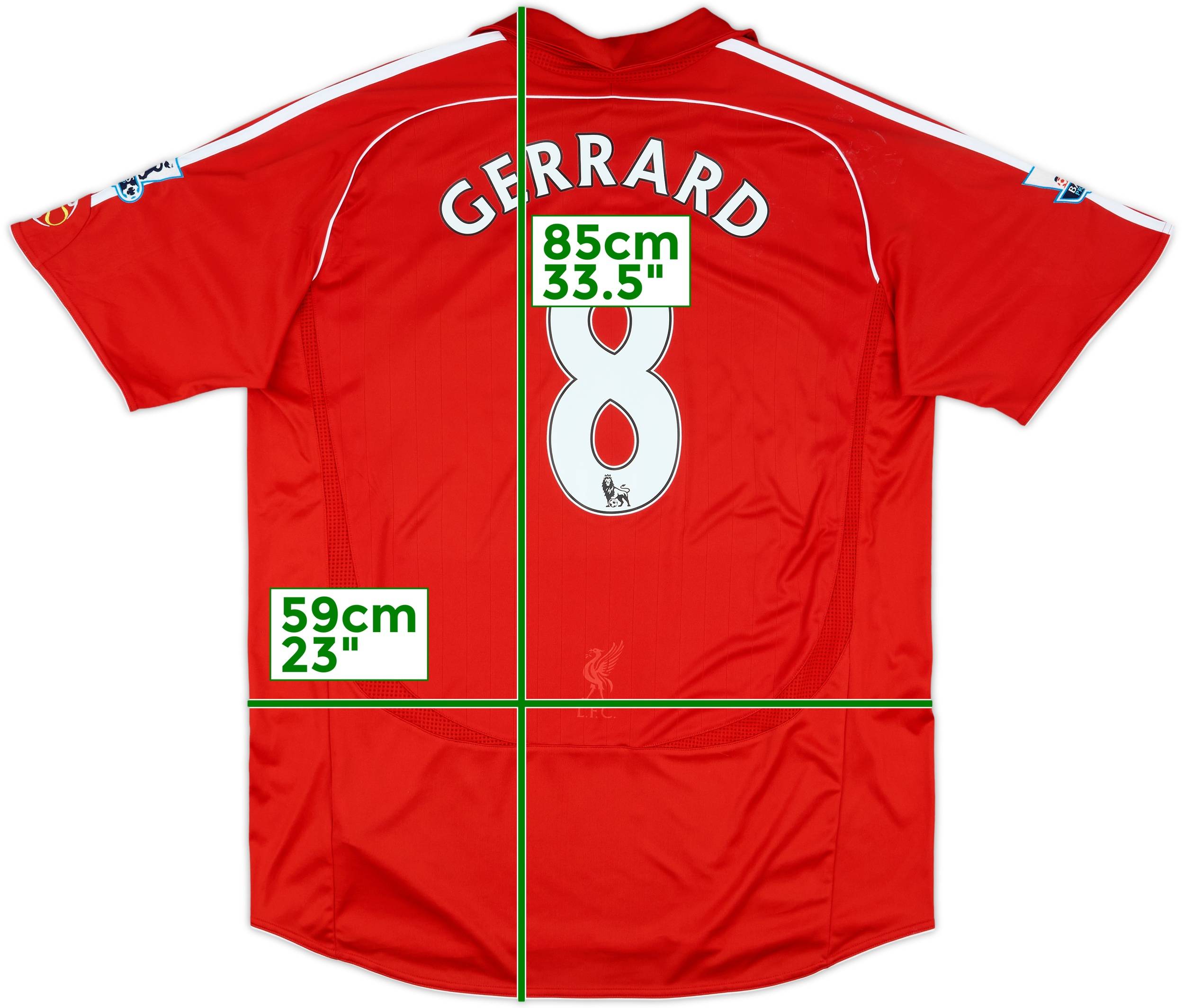 リバプール GERRARD 8 シャツ Nike Liverpool Home Gerrard 8 Jersey 2023-2024 (Legend Printing)