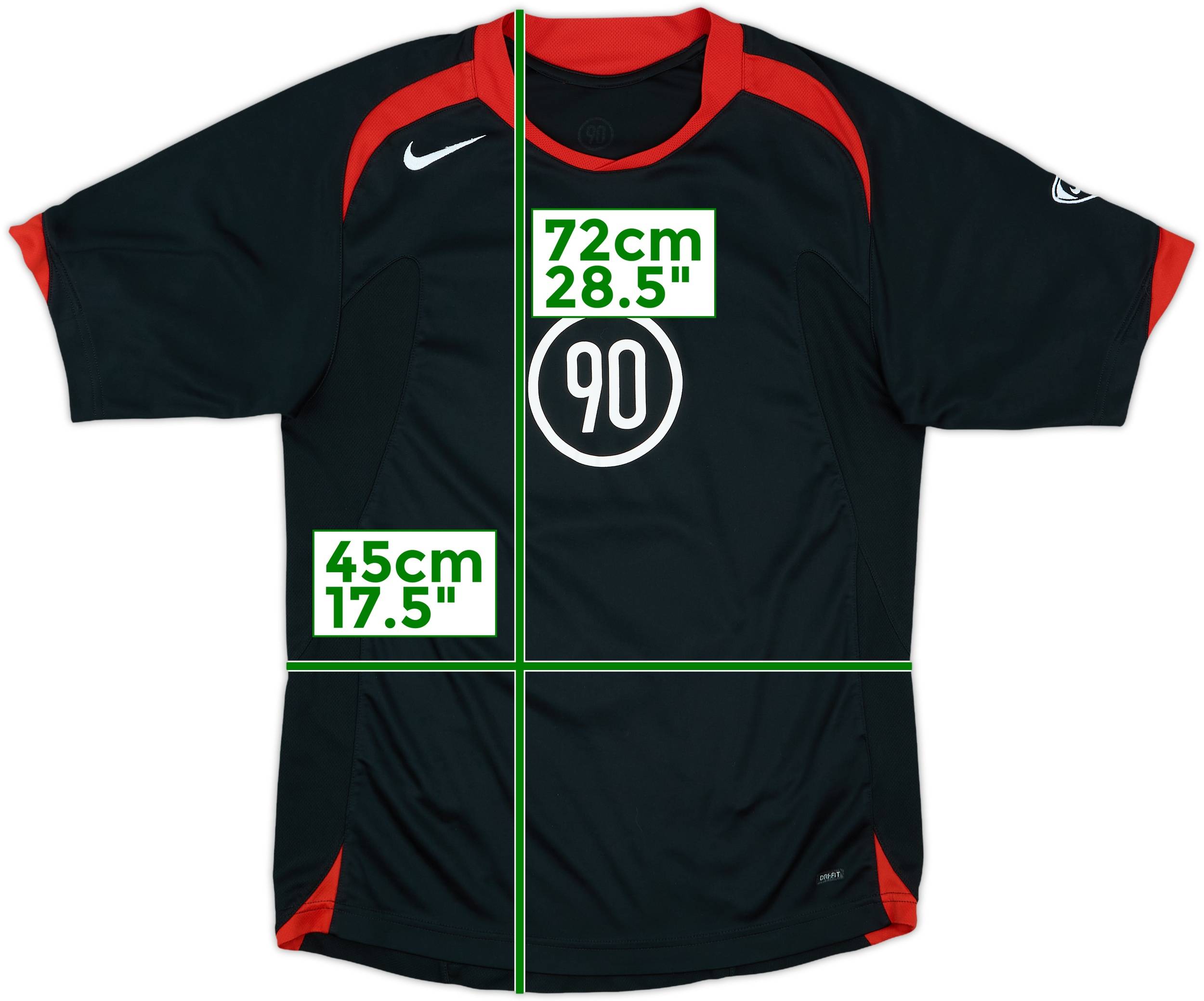 2005-06 Nike T90 Template Shirt - 9/10 - (S)