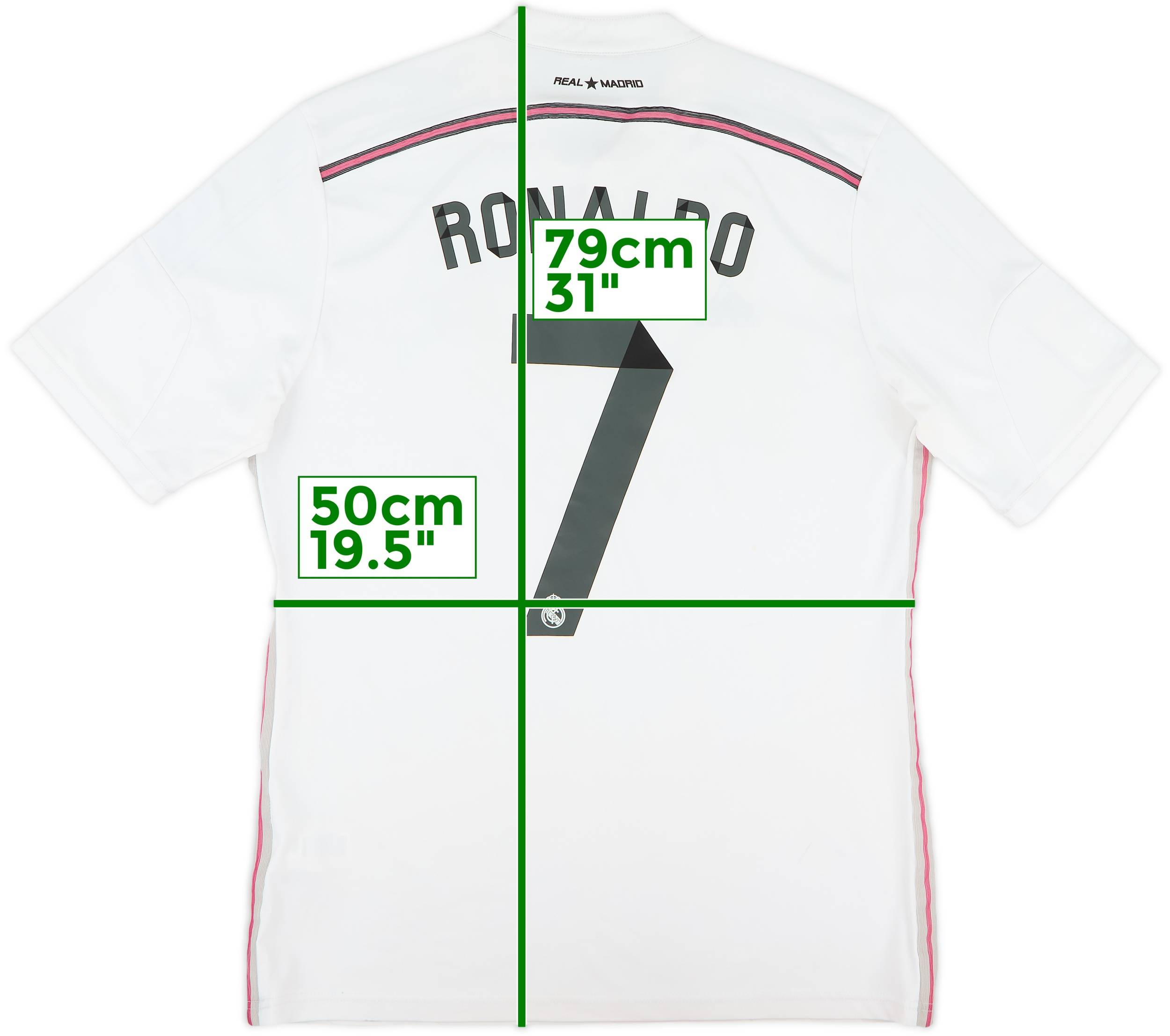 REAL MADRID RONALDO 7番シャツ Real Madrid jersey No. 7 C Ronaldo commemorative edition