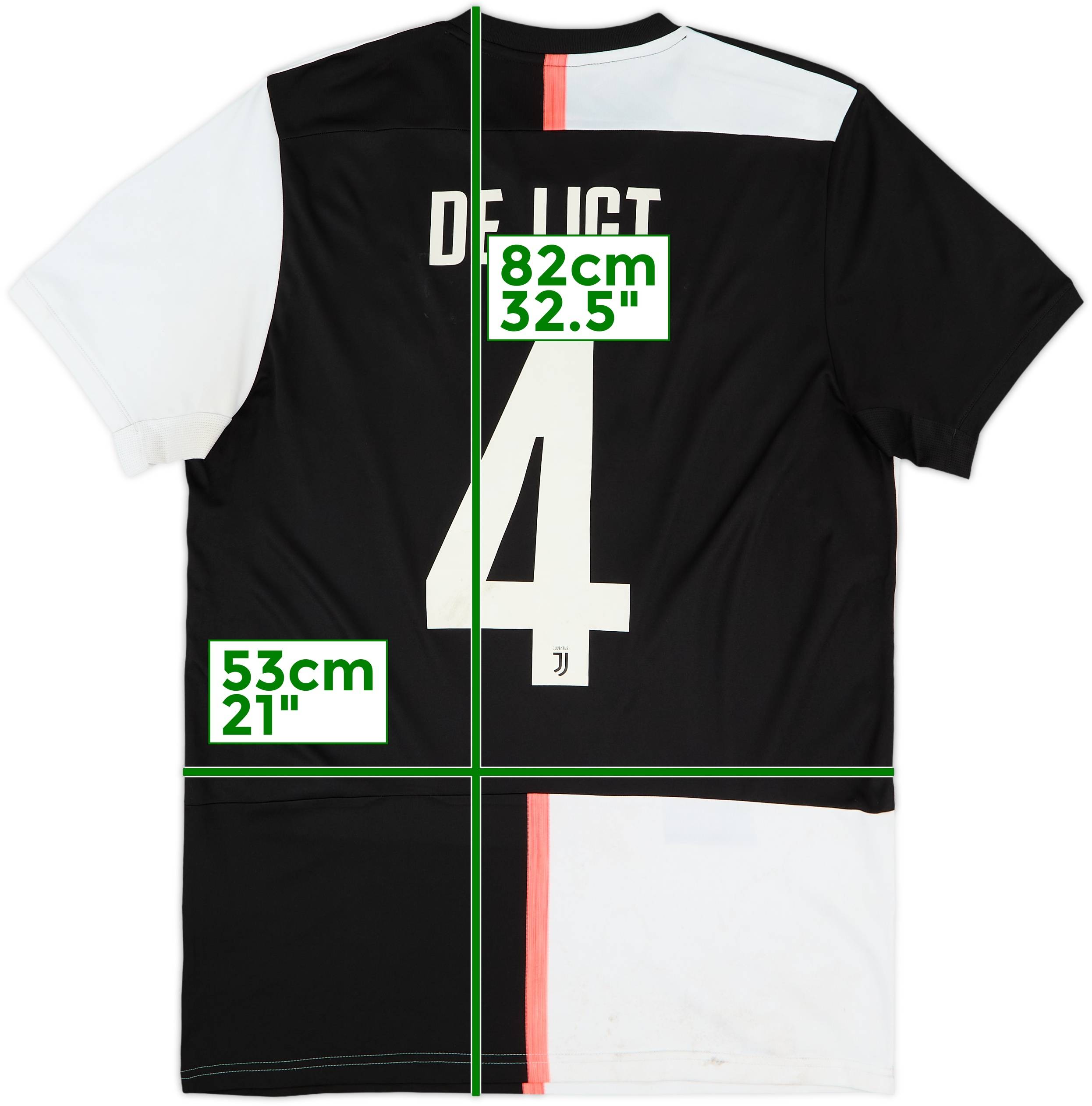 19-20 Juventus FC DE LIGT 4番　adidas 白黒 19-20 Juventus FC DE LIGT 4番 adidas 白黒
