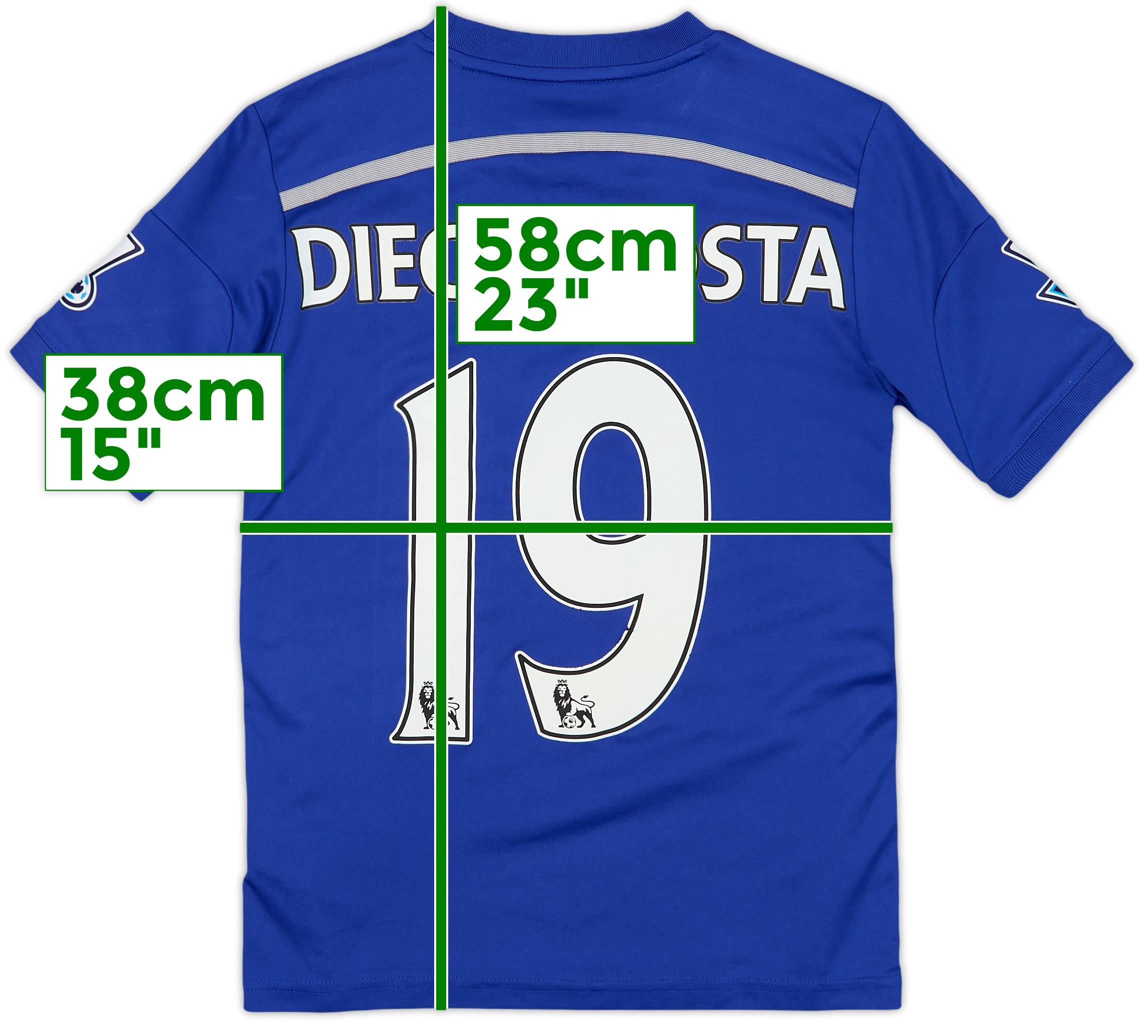 2014-15 Chelsea Home Shirt Diego Costa #19 - 5/10 - (M.Boys)