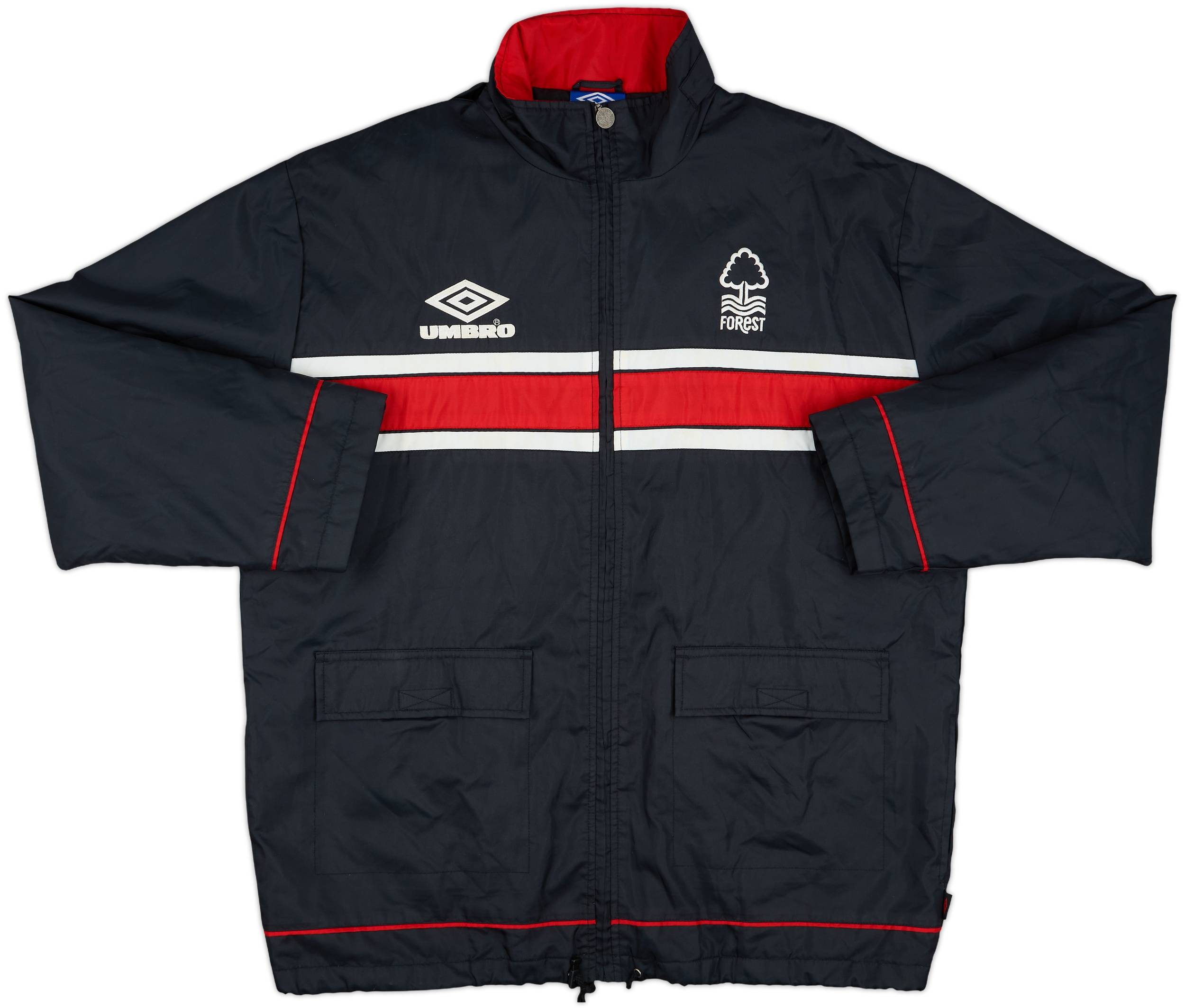 2000-01 Nottingham Forest Umbro Hooded Rain Jacket - 8/10 - (L)