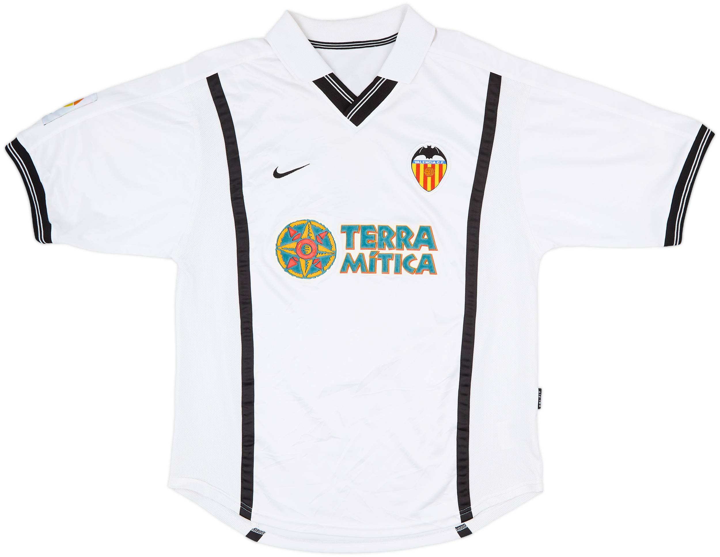 2000-01 Valencia Home Shirt Aimar #22 - 8/10 - (L)