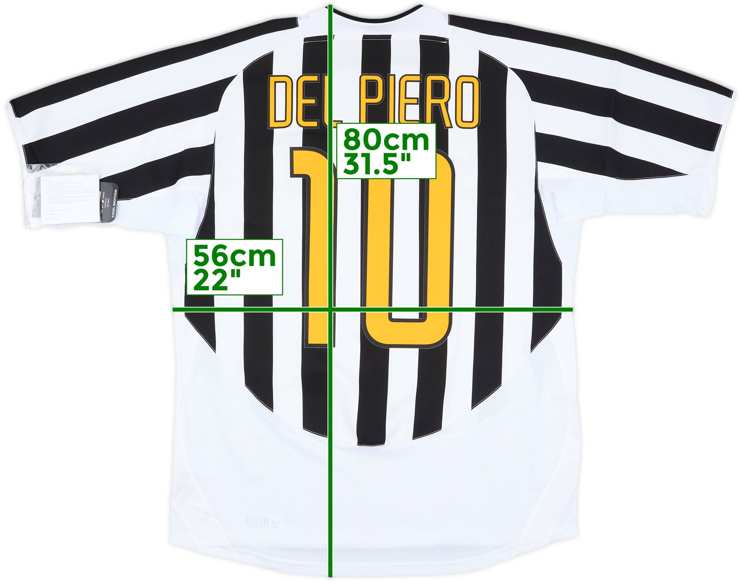 2003-04 Juventus Home Shirt Del Piero #10 (L)