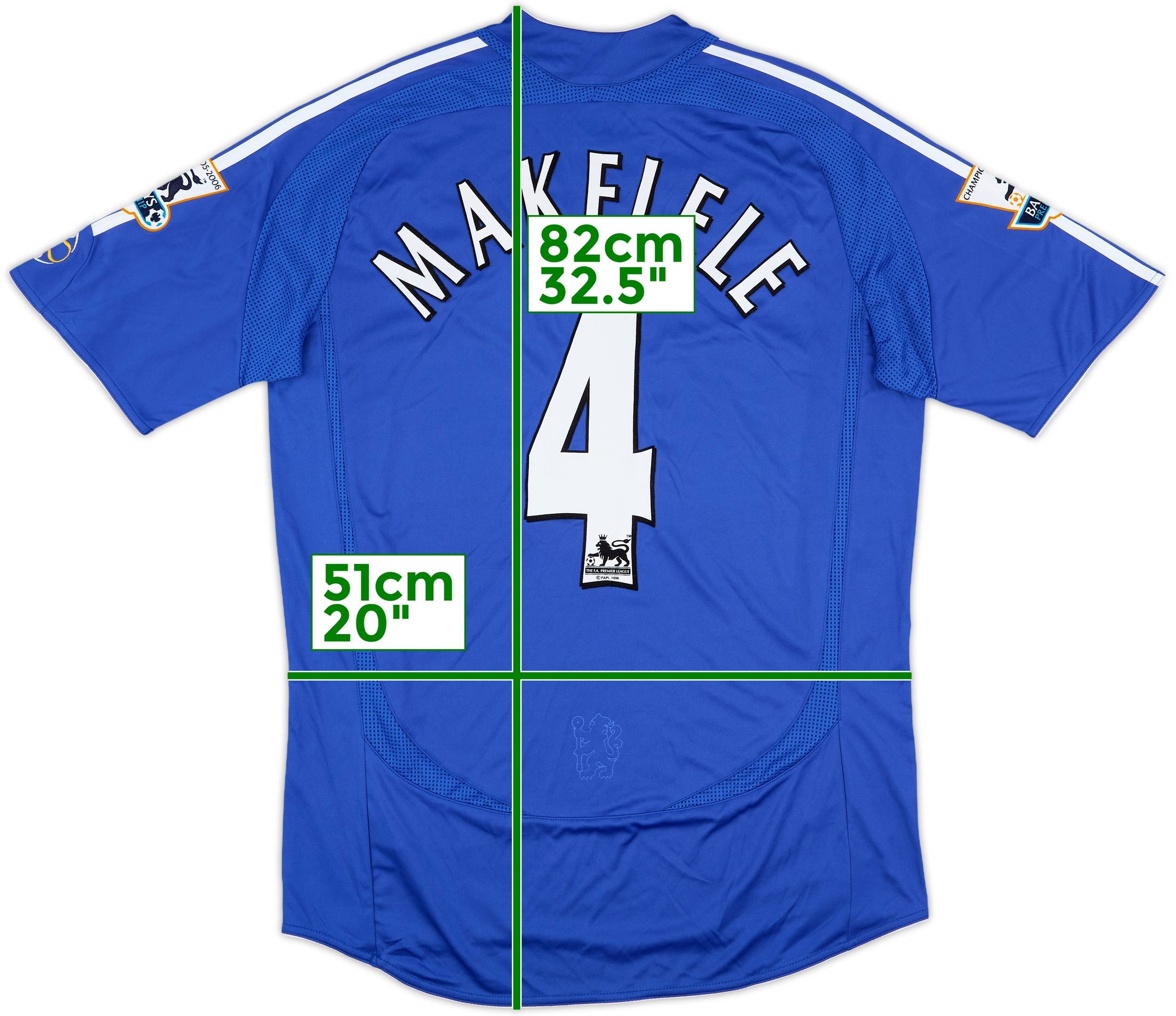 2006-08 Chelsea Home Shirt Makelele #4 - 7/10 - (M)