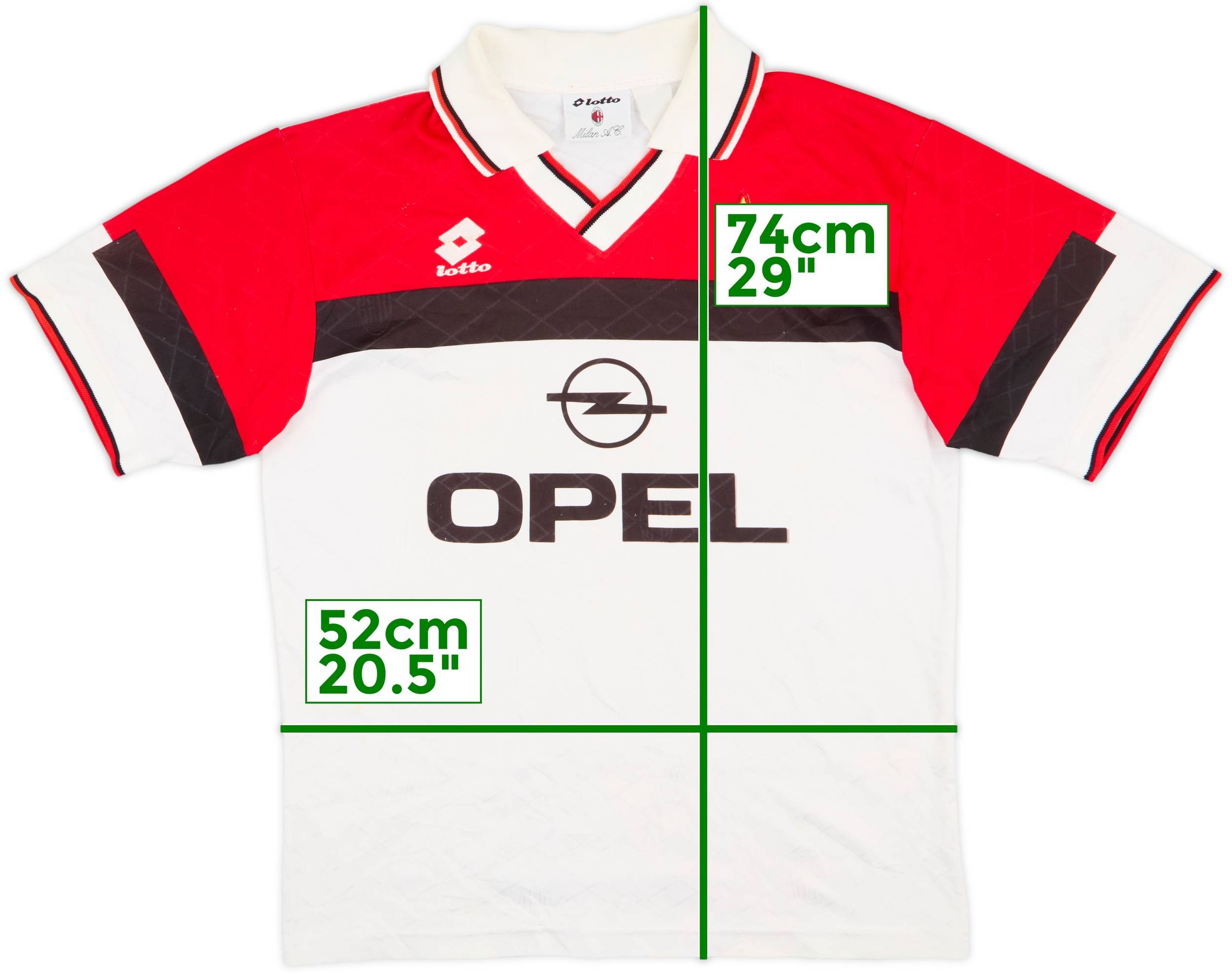 ACミラノ 94/95 アウェイ ユニフォーム 長袖 ACミラノ 94/95 アウェイ ユニフォーム 長袖 ACミラノ 94⁄95 アウェイ