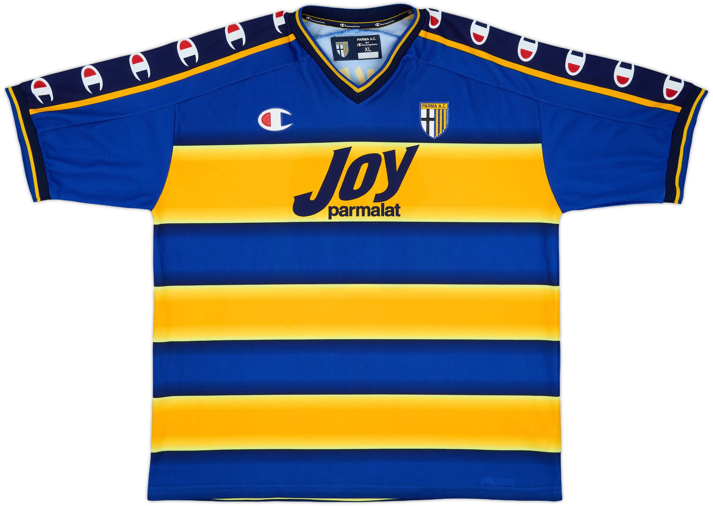 PARMA A.C【10 Nakata】Santal XL サッカーユニホーム 2001-02 Parma Home Shirt Nakata #10 - 8/10 - (XL)