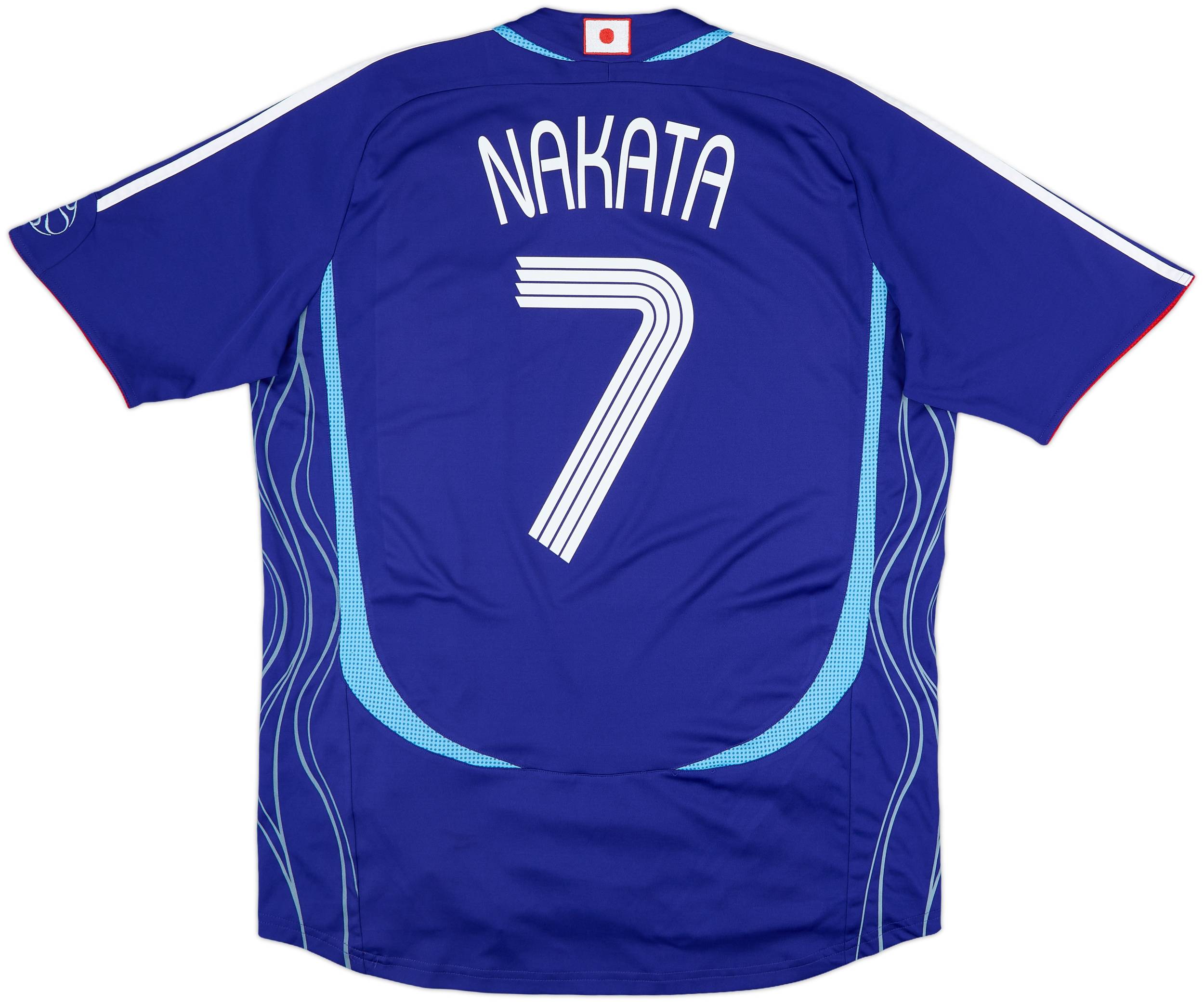 ハッカージャパン　2008年7月〜2009年11月 2006-08 Japan Home Shirt Nakata #7 - 8/10 - (XL)
