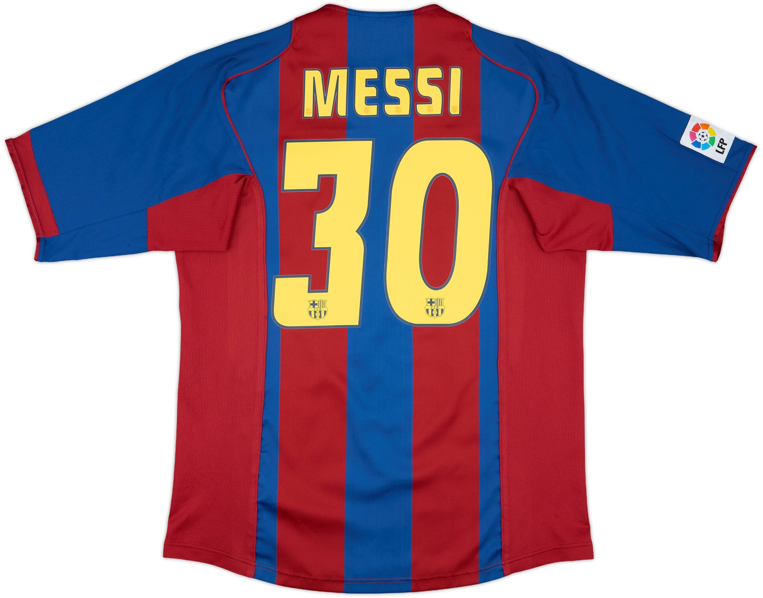 2004-05  First year 30 MESSI サイズ　M 2004-05 Barcelona Home Shirt Messi #30 - 8/10 - (L)