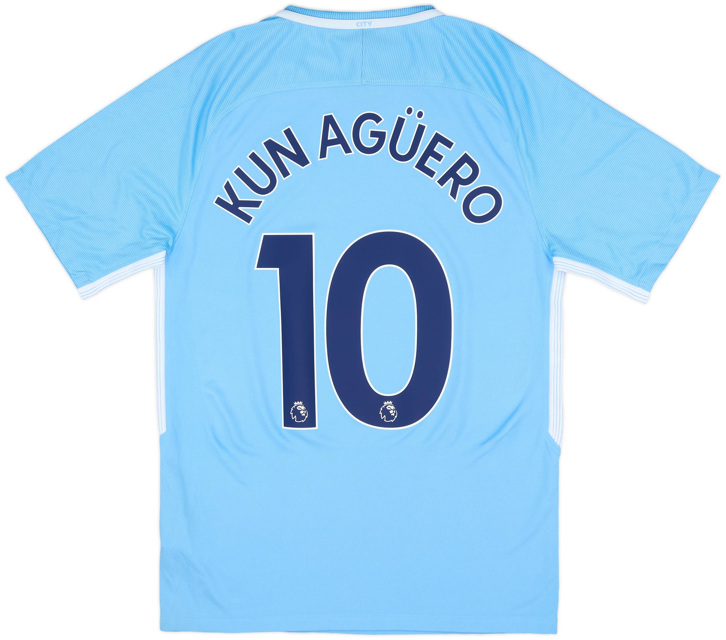 マンチェスター・シティ KUN AGÜERO シャツ 10番 Manchester City Home football shirt 2016 Soccer #10 Kun