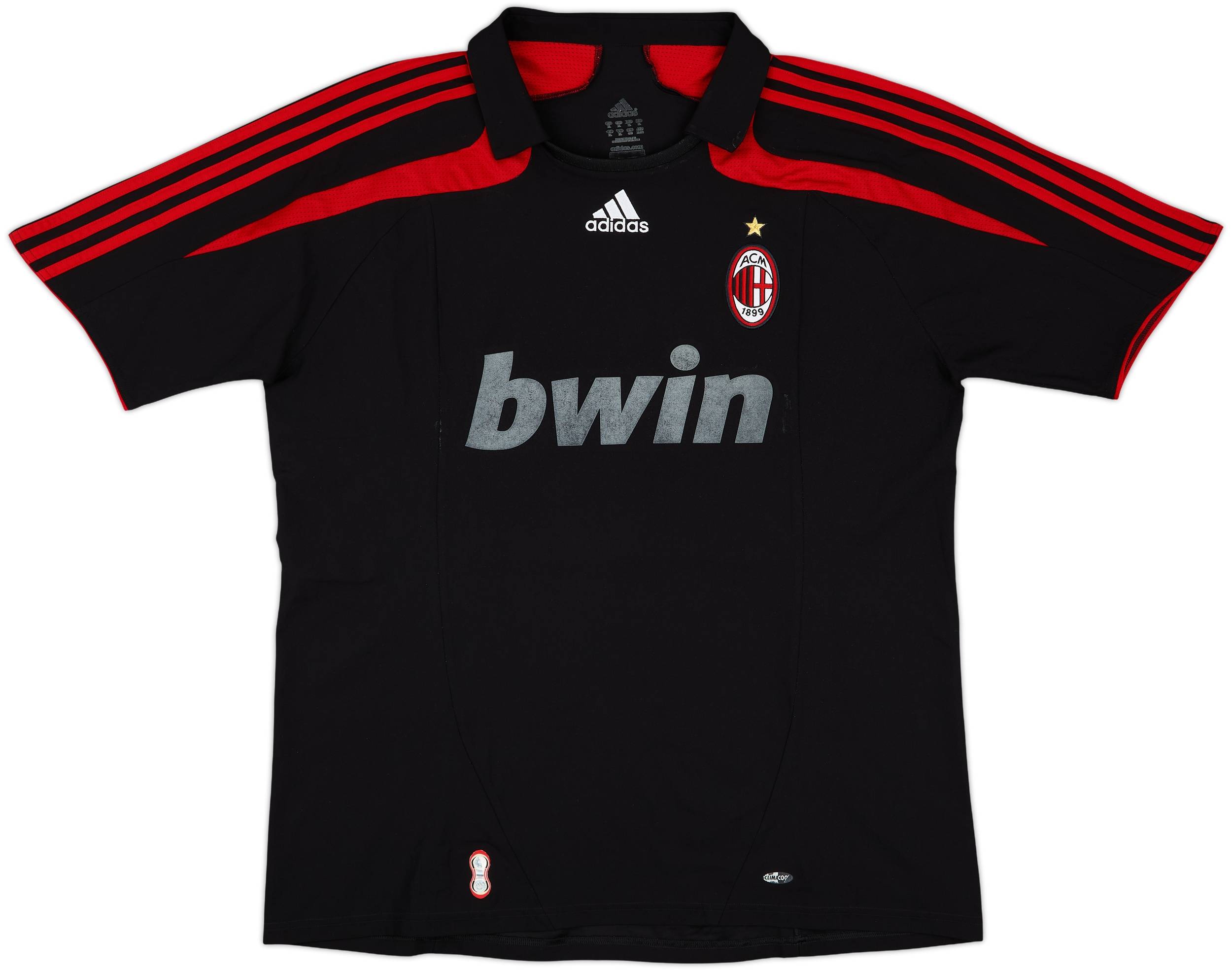 ACミラン adidas シャツ 黒 2007 FIFAクラブワールドカップ 2007-08 AC