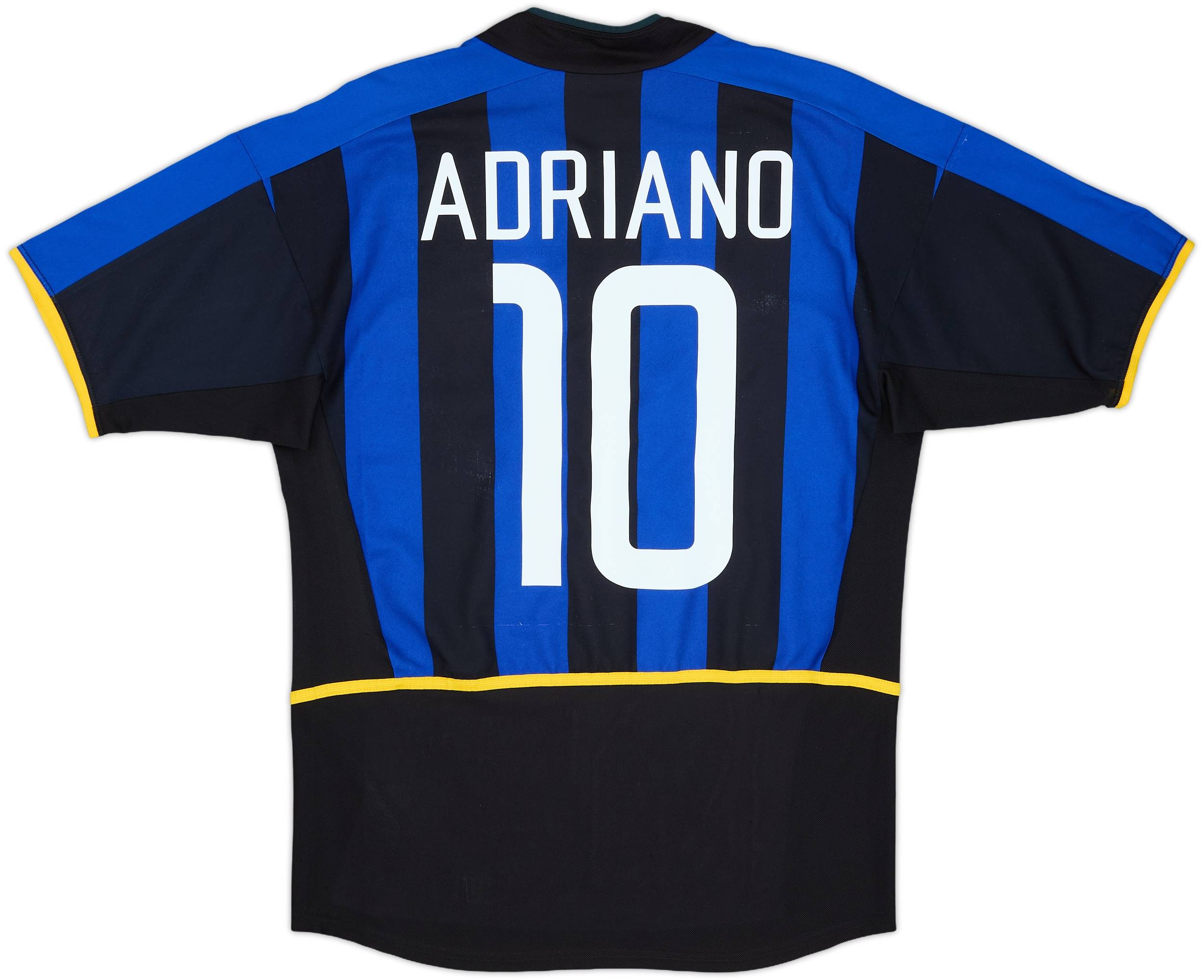 2002-03 Inter Milan Home Shirt Adriano #10 - 7/10 - (S)