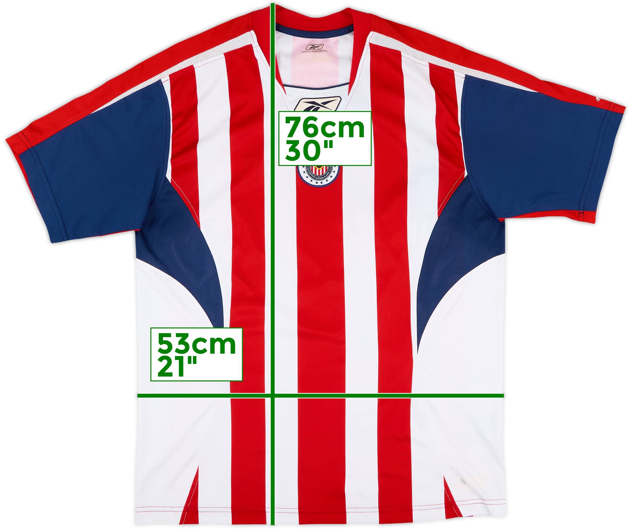 2005-06 Chivas Guadalajara Home Shirt - 8/10 - (L)