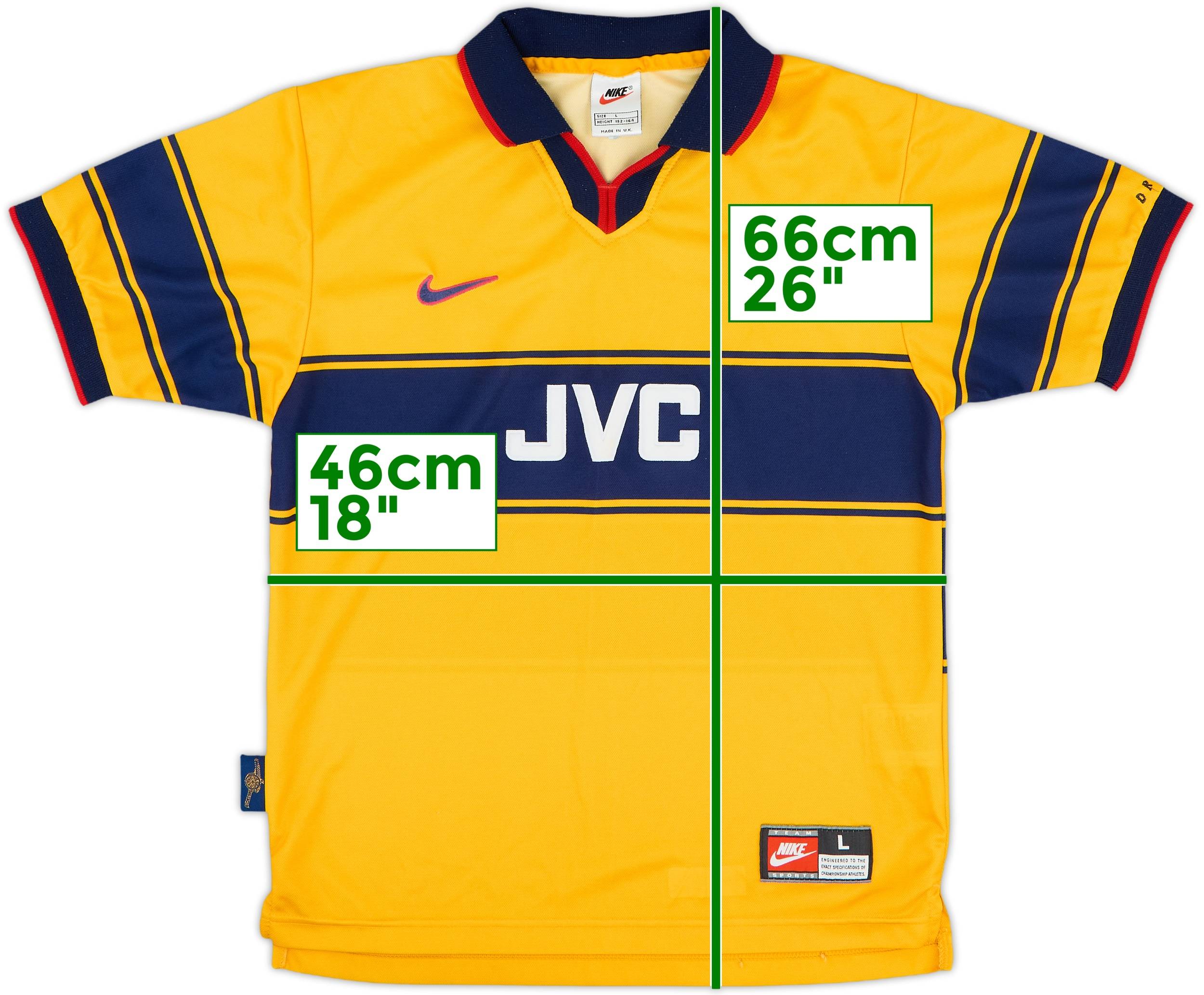 1997-99 Arsenal Away Shirt - 9/10 - (L.Boys)