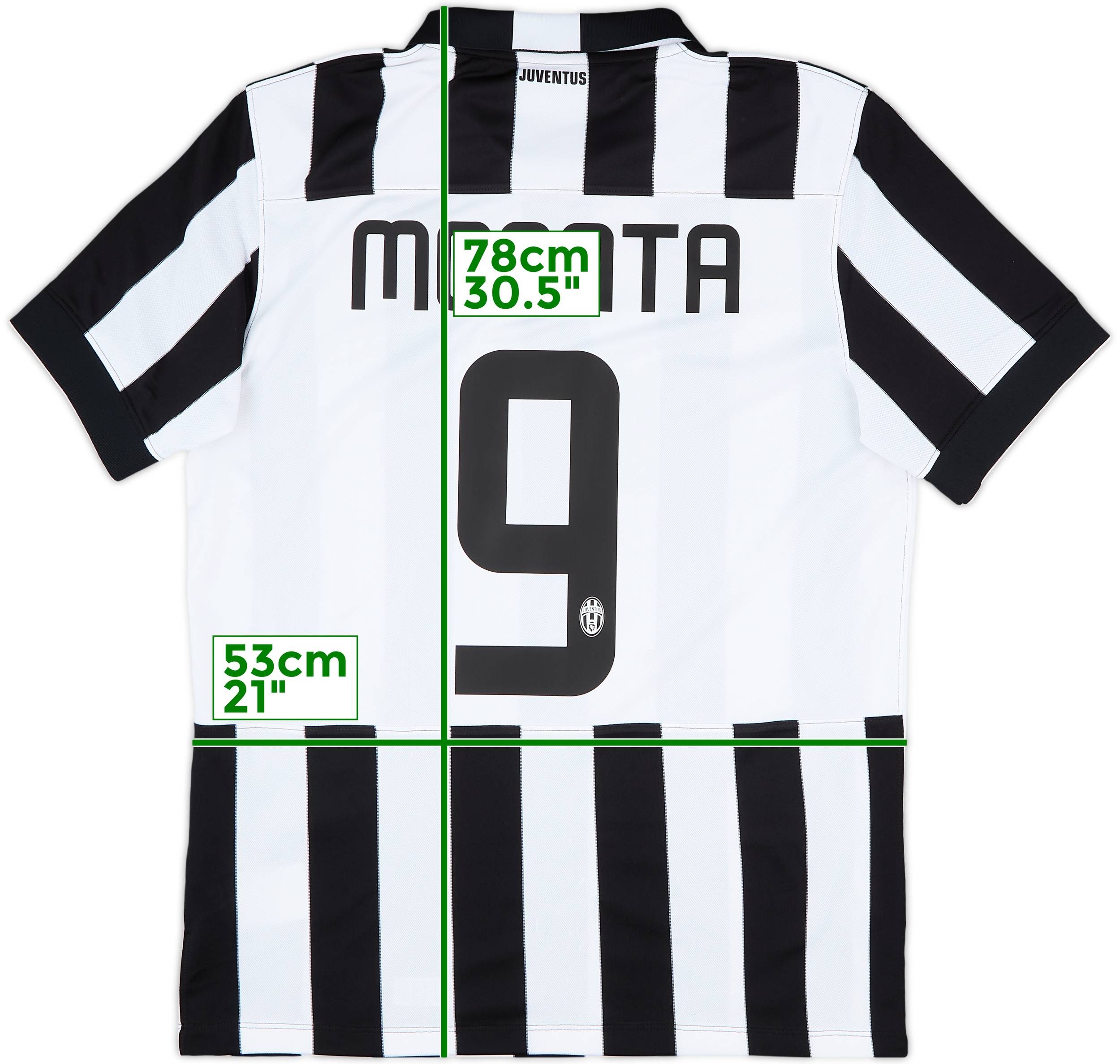 2014-15 Juventus Home Shirt Morata #9 - 9/10 - (L)