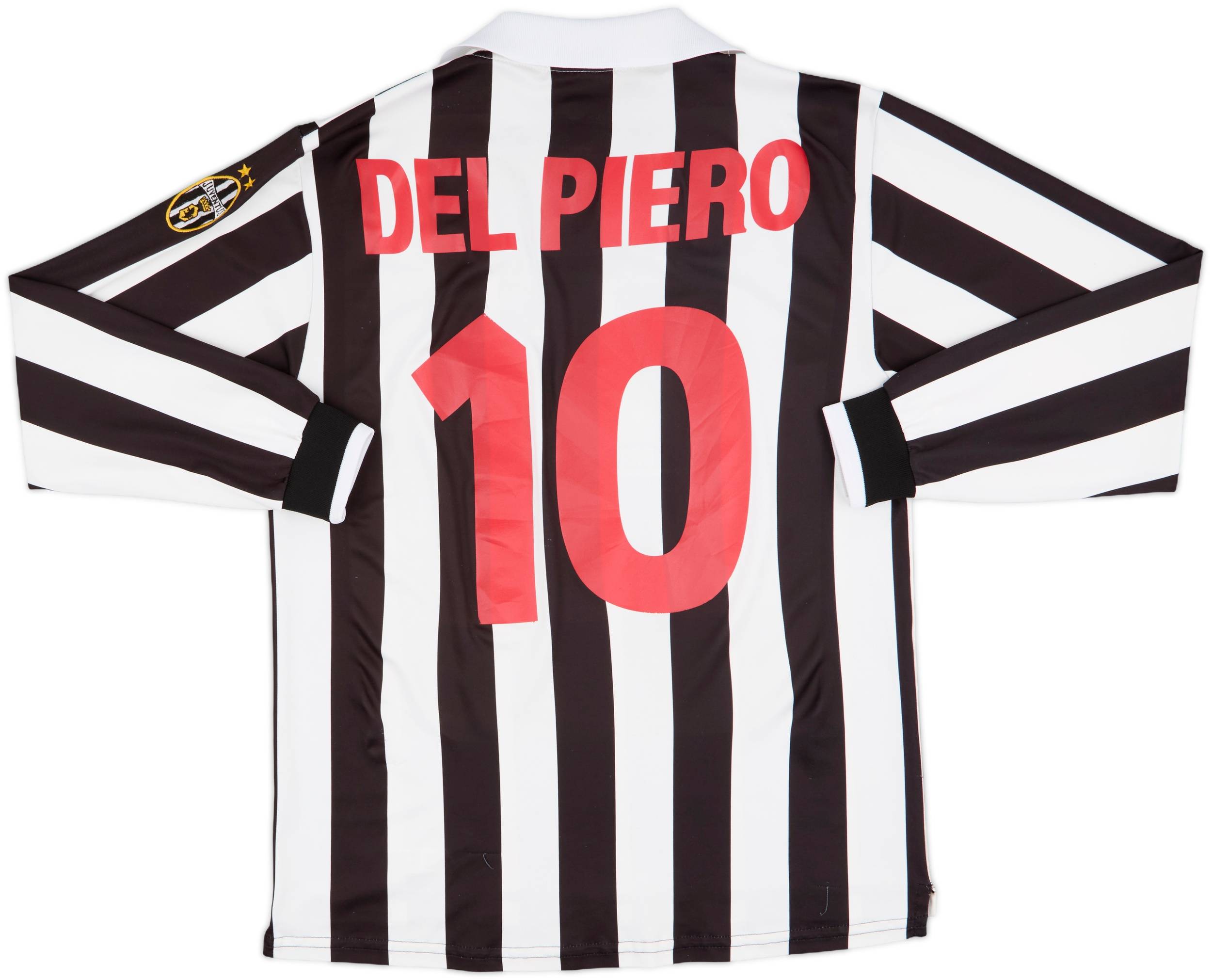 1998-99 Juventus Home L/S Shirt Del Piero #10 - 7/10 - (M)