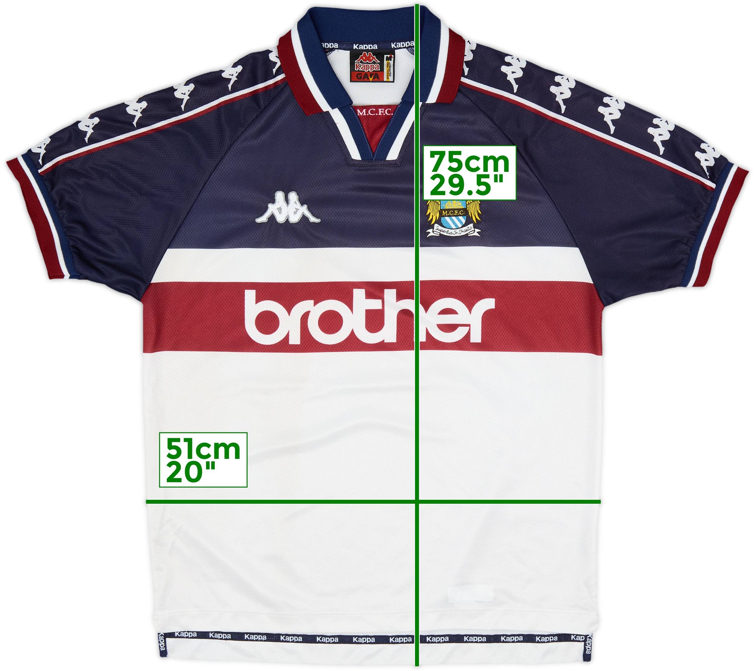1997-98 Manchester City Away Shirt - 8/10 - (M)