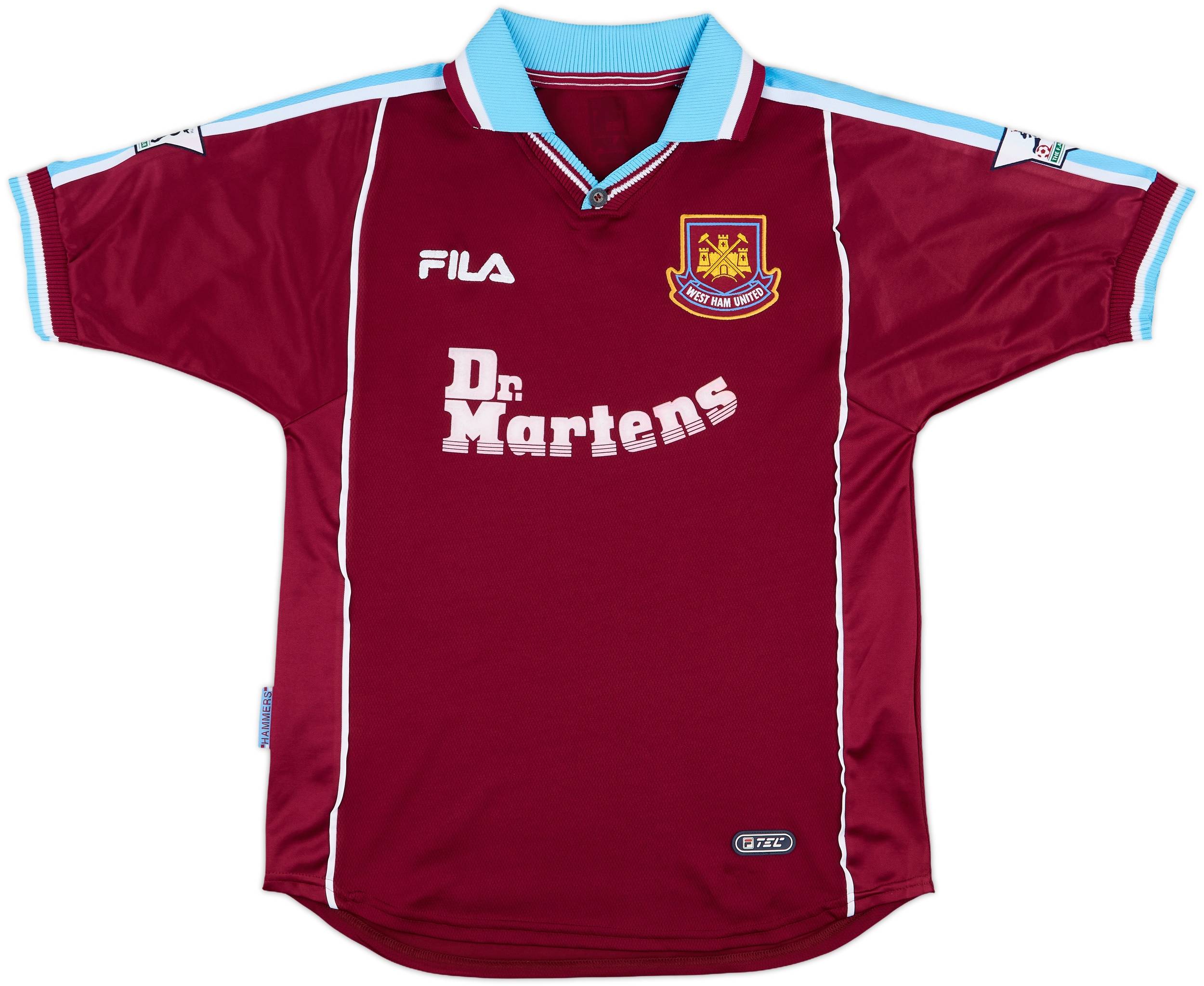 1999-01 West Ham Home Shirt Di Canio #10 - 9/10 - (M)