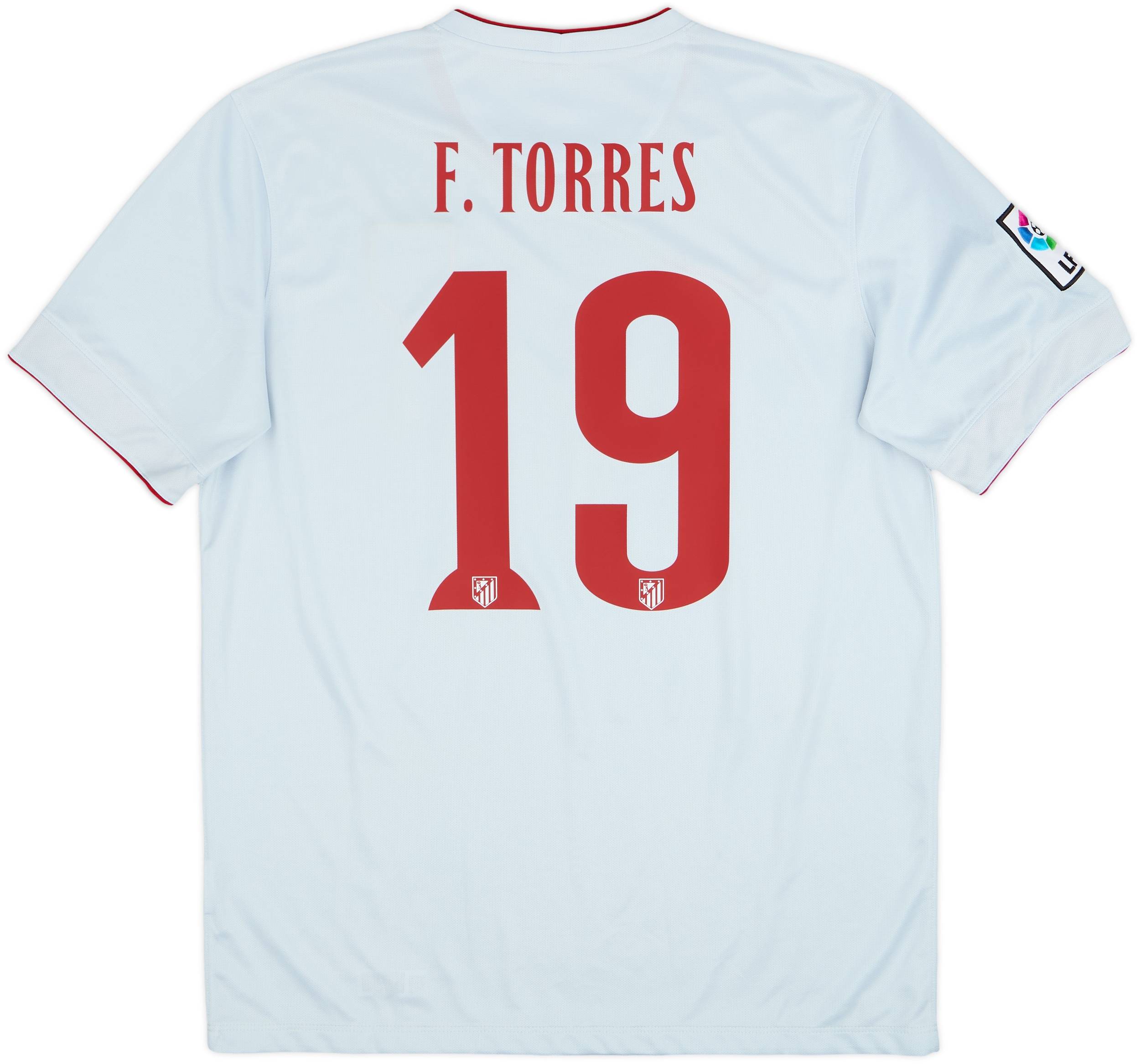 2014-15 Atletico Madrid Away Shirt F.Torres #19 - 9/10 - (L)