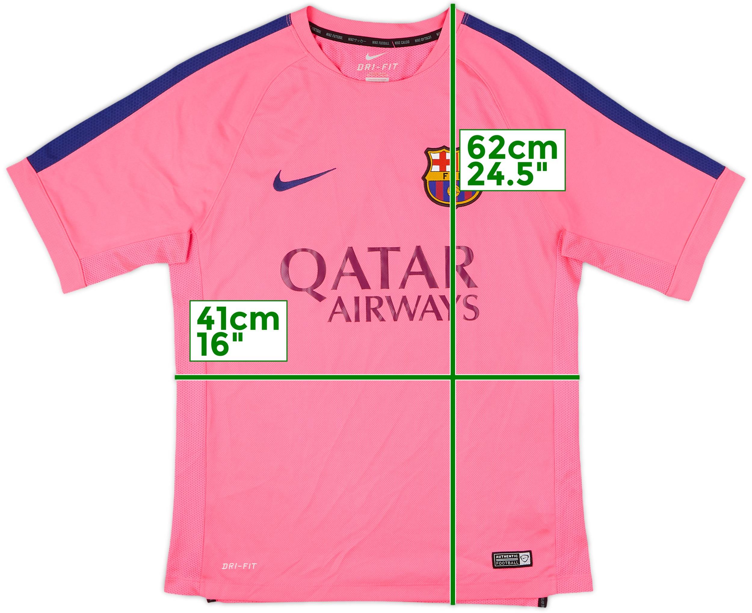 2014-15 Barcelona Nike Training Shirt - 9/10 - (M)