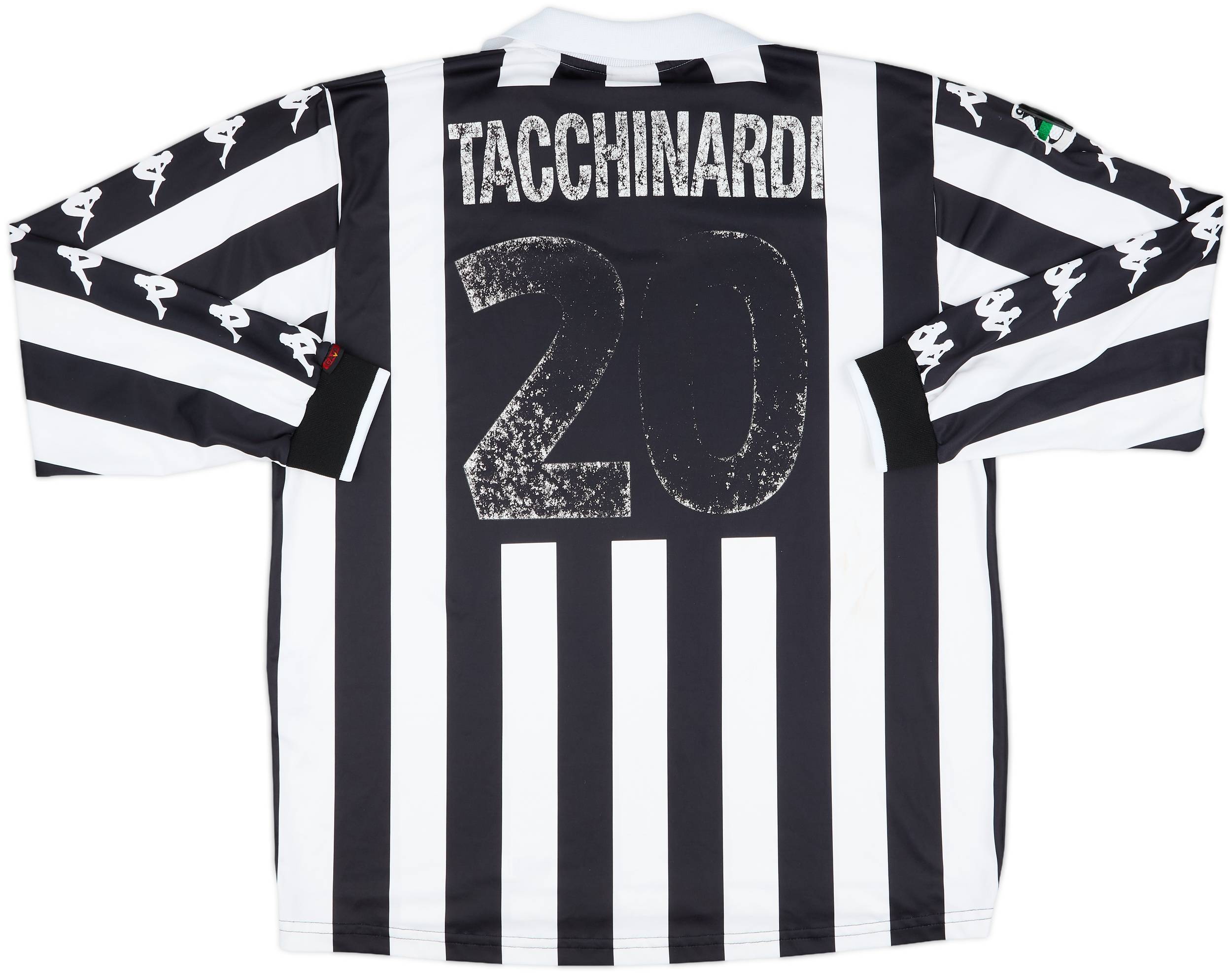 1999-00 Juventus Match Issue Home L/S Shirt Tacchinardi #20