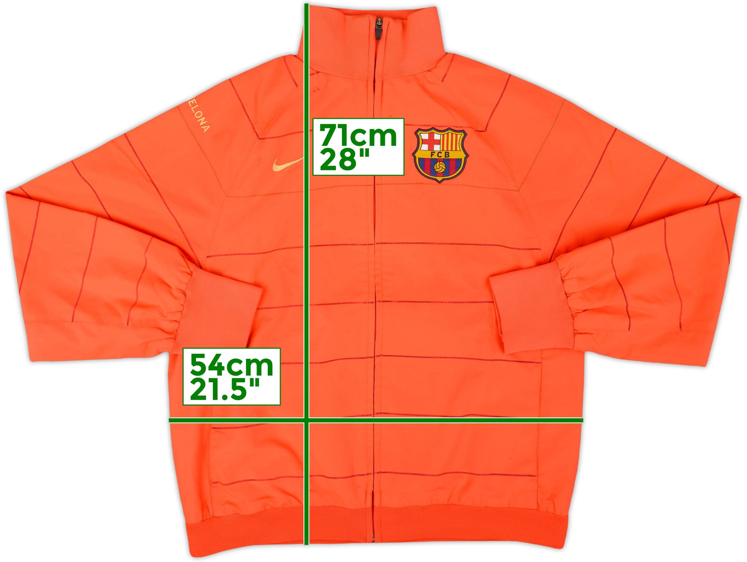 2008-09 Barcelona Nike Track Jacket - 7/10 - (M)