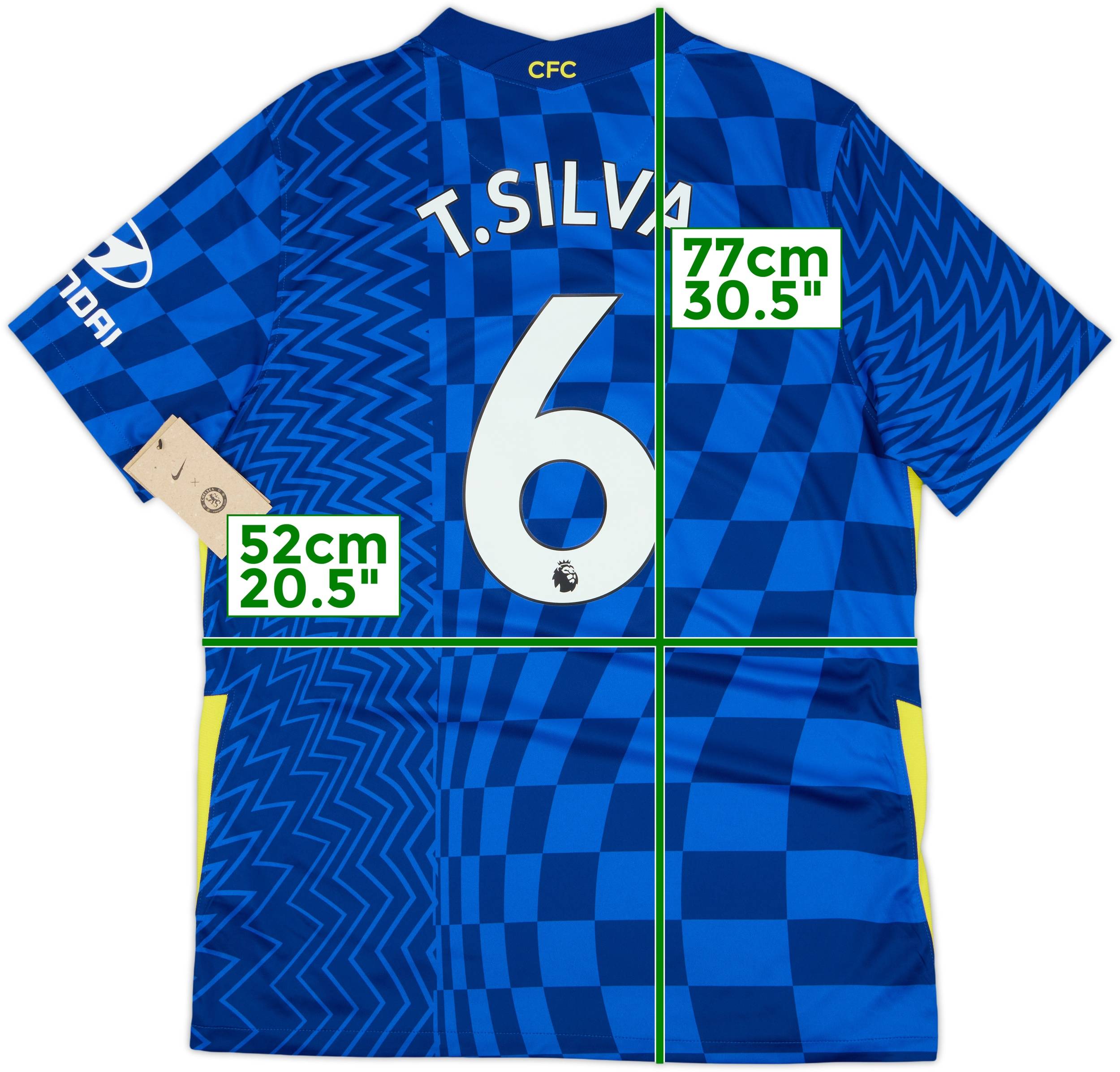 新品 CHELSEA T.SILVA 6 チアゴシウバ チェルシー ユニフォーム 2022/23 Chelsea Authentic Home Jersey #6 T. Silva 2XL Nike Player