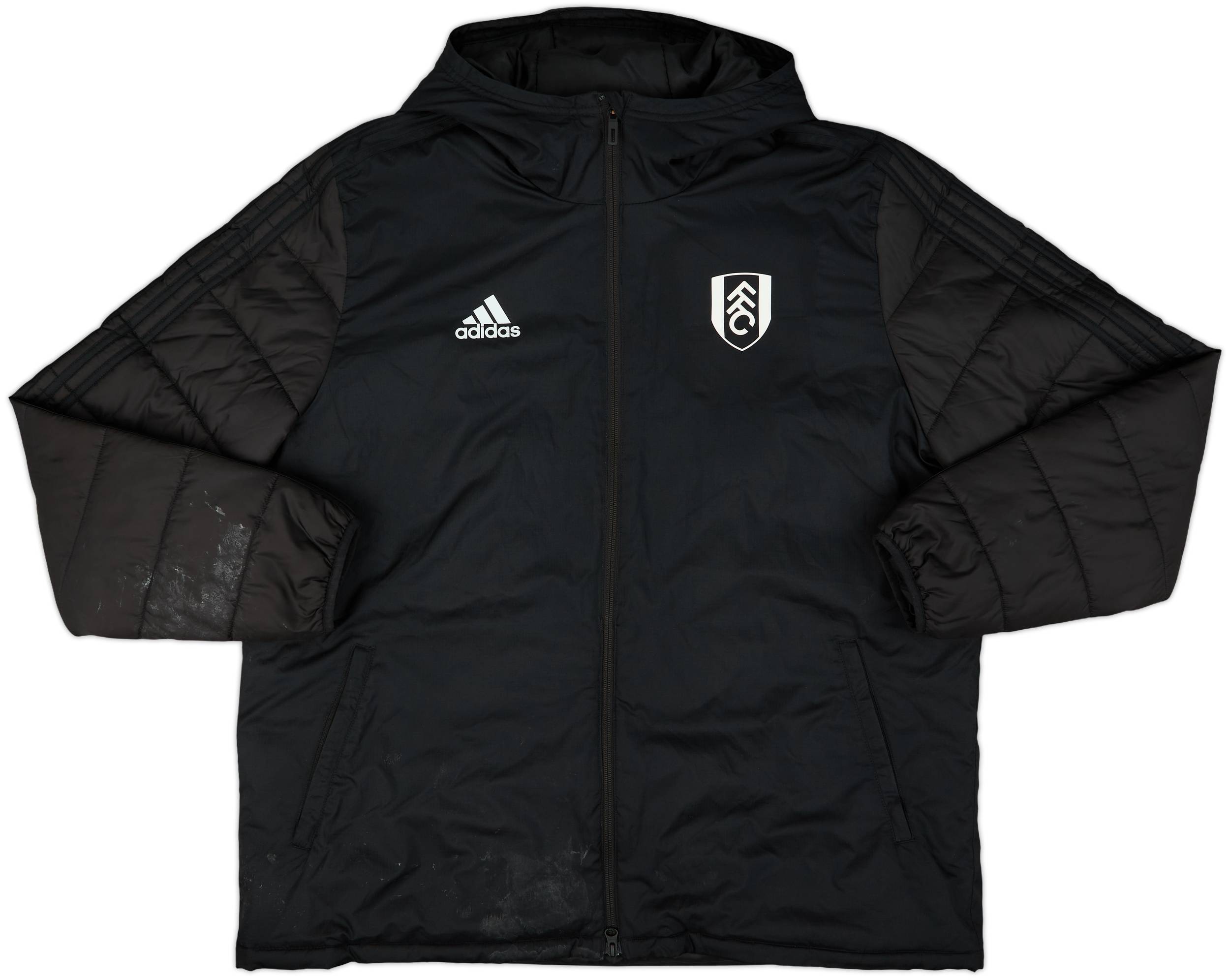 2019-20 Fulham adidas Padded Bench Coat - 7/10 - (XL)