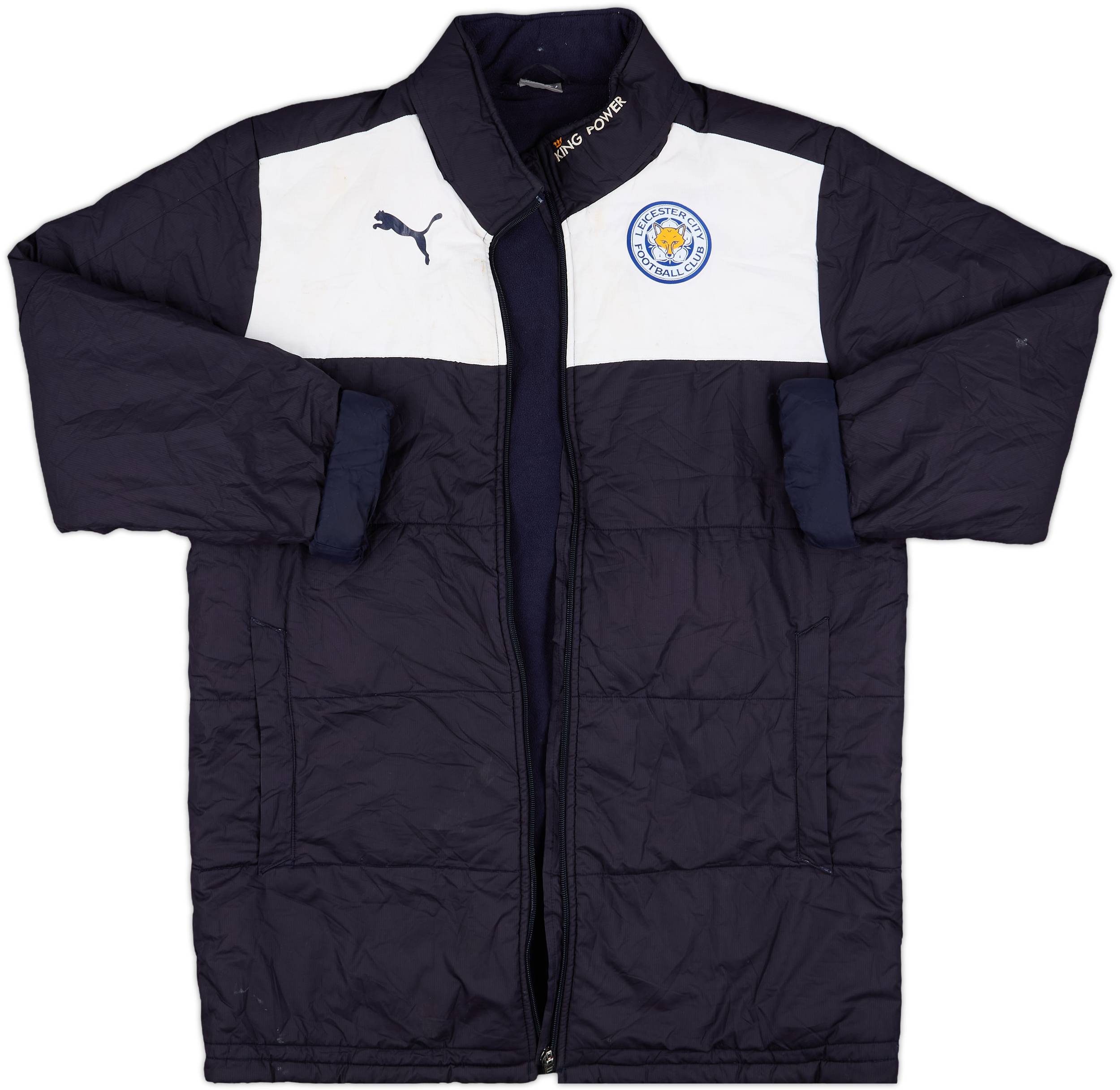 2014-15 Leicester City Puma Padded Bench Coat 4/10 (M)