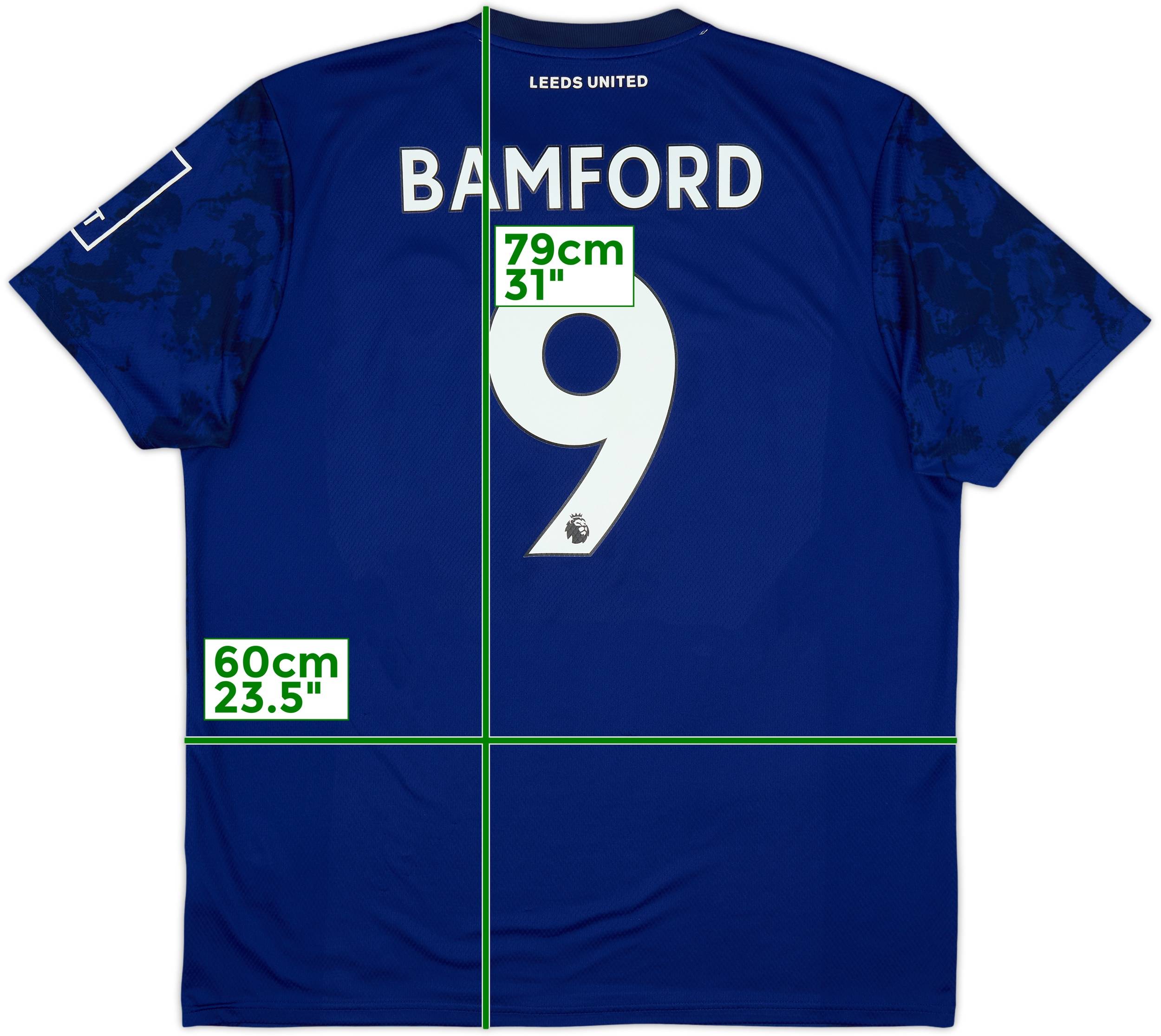 2021-22 Leeds United Away Shirt Bamford #9 - 8/10 - (XL)
