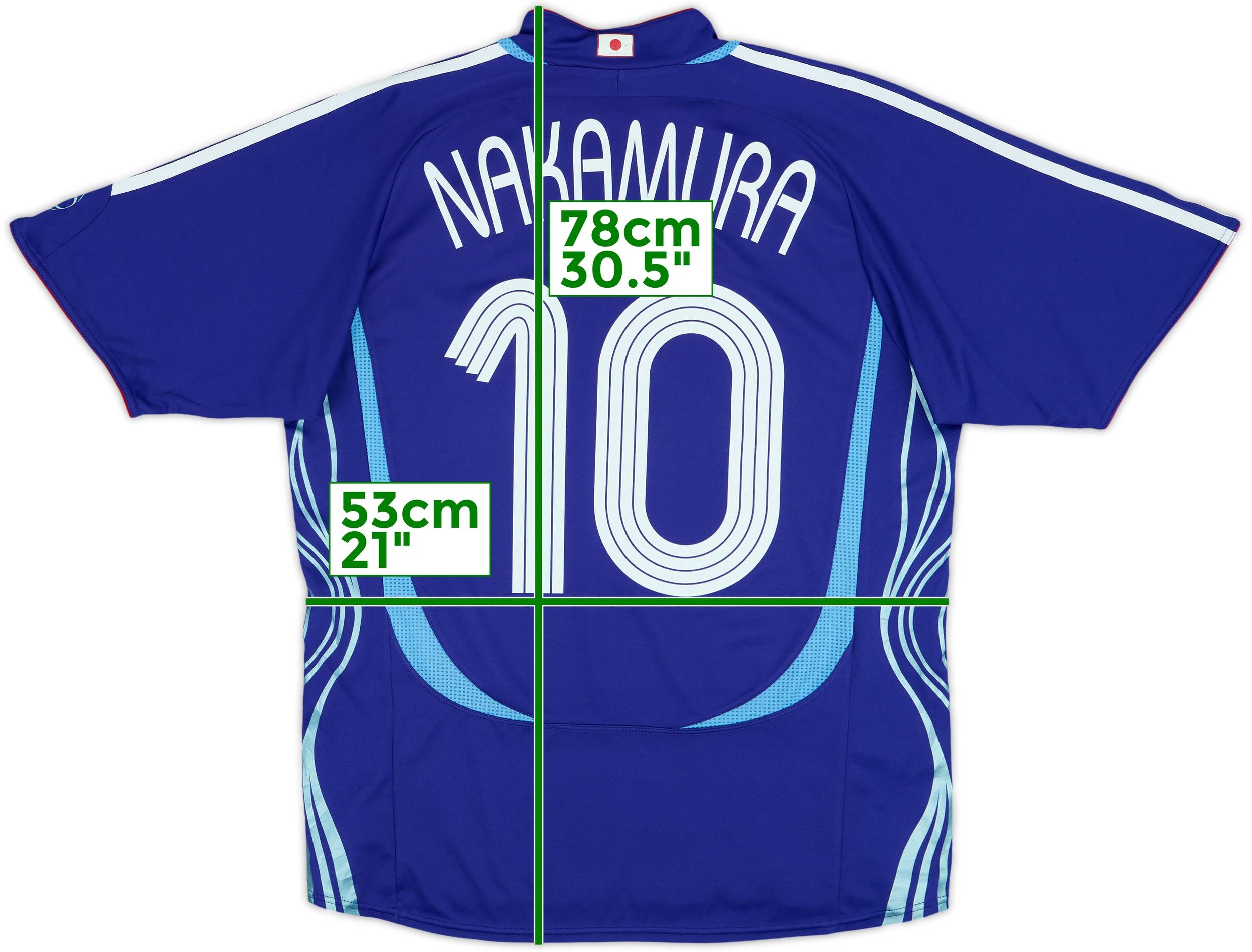2006-08 Japan Home Shirt Nakamura #10 - 7/10 - (S)