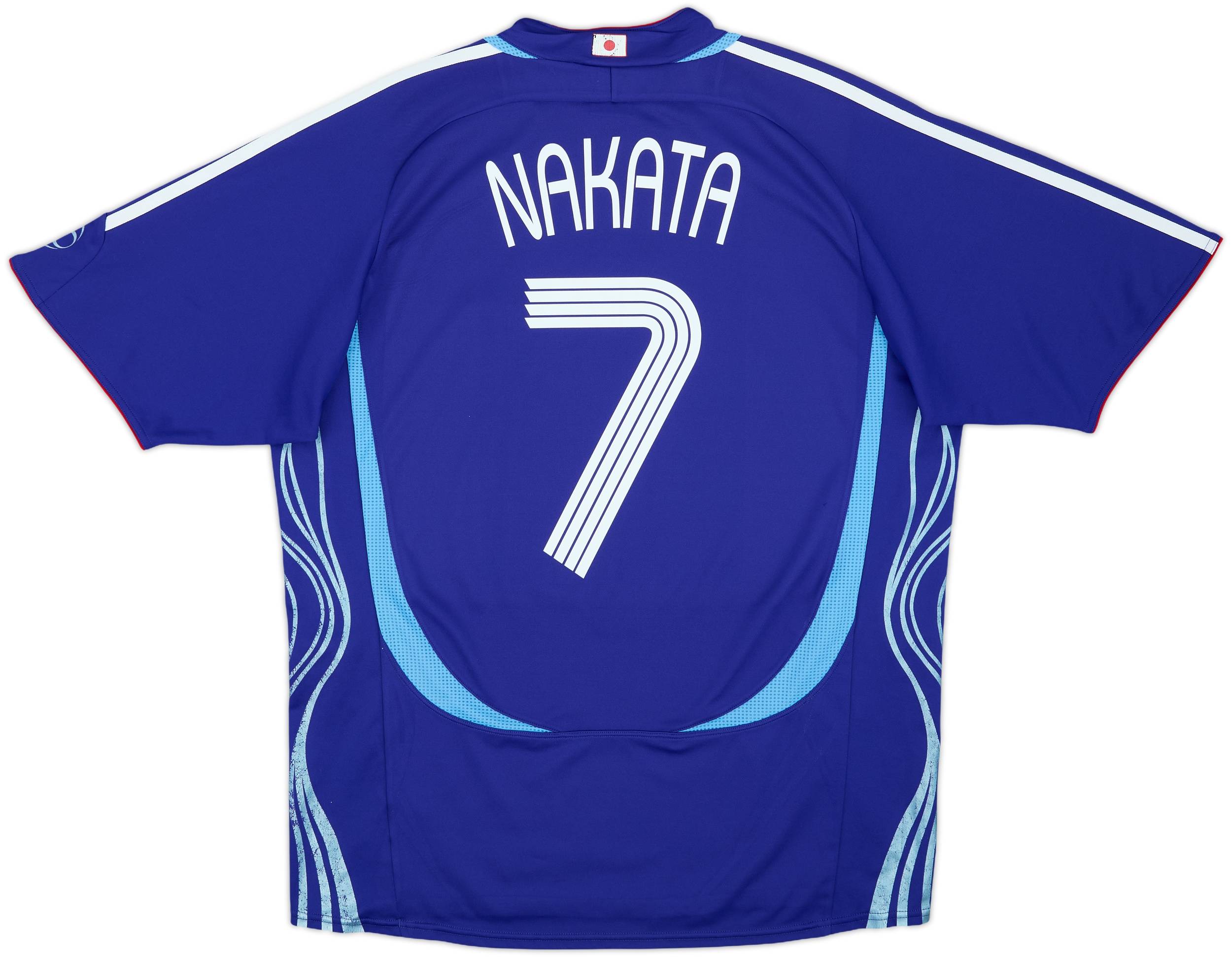 ACぺルージャ　Hidetoshi Nakata 7 レプリカユニフォーム Hidetoshi Nakata Adidas 2004 2006 #7 Japan Away Authentic